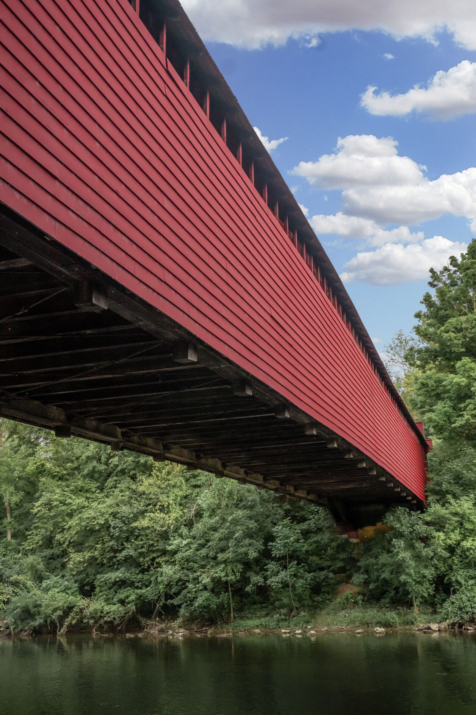 Sony a7 III sample photo. Covered bridge, red, wertz's photography