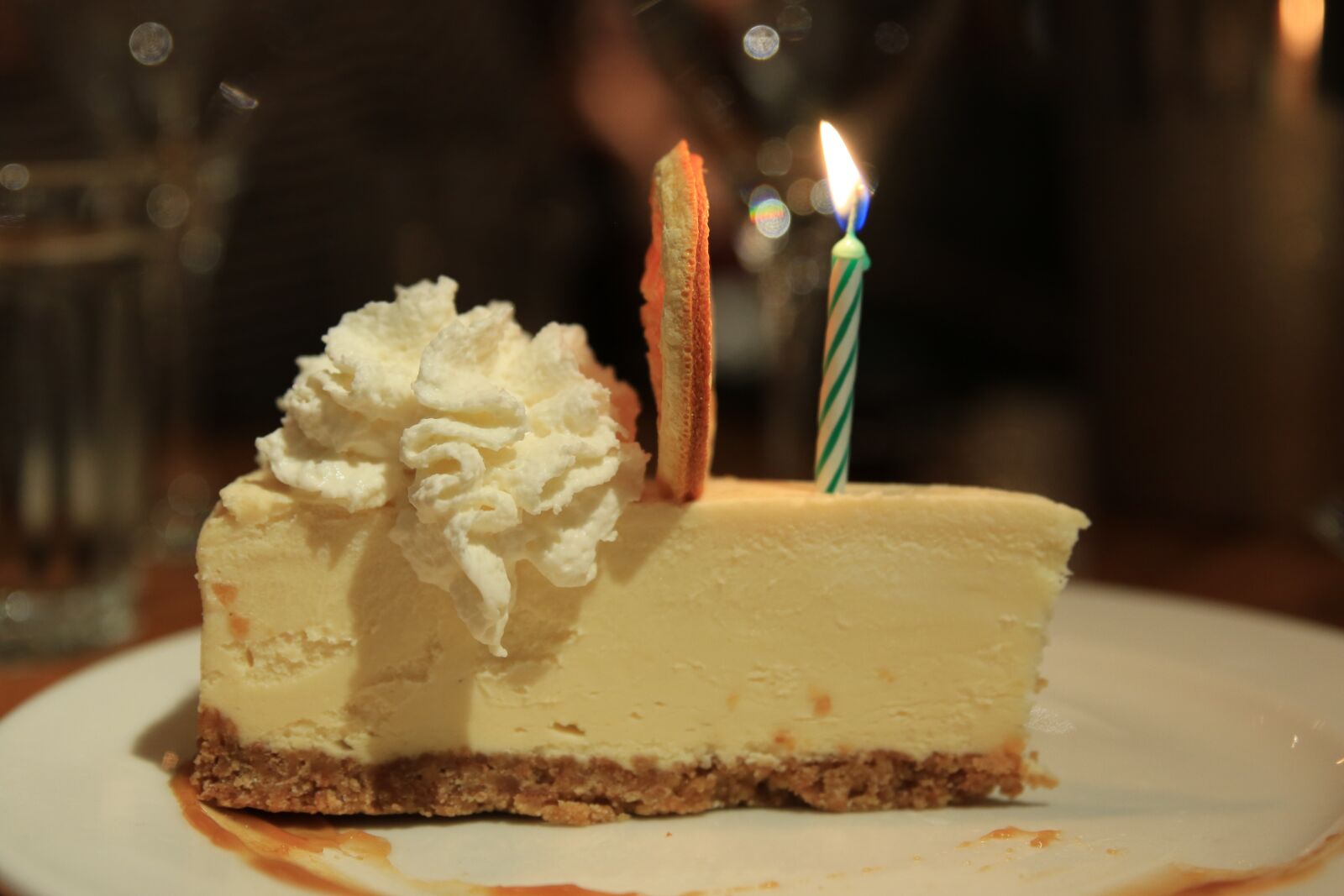 Canon EOS 7D Mark II sample photo. Cheese cake, cake, candle photography