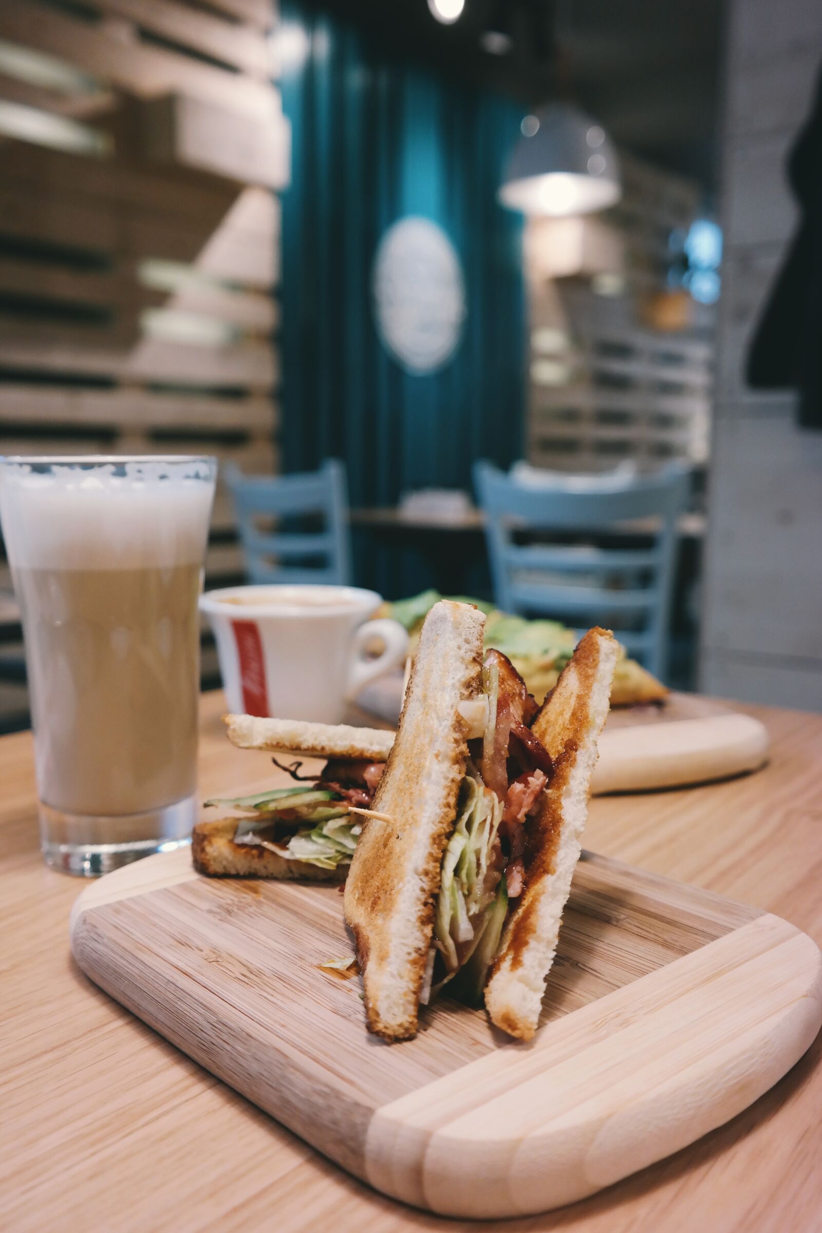 Samsung NX300 sample photo. Food, sandwich, coffee photography