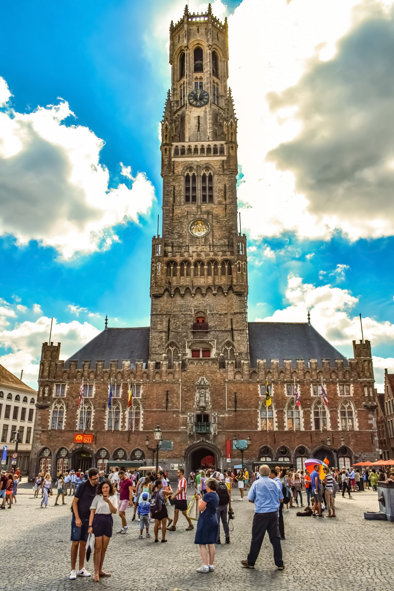 Nikon D3300 sample photo. The belfry of bruges photography