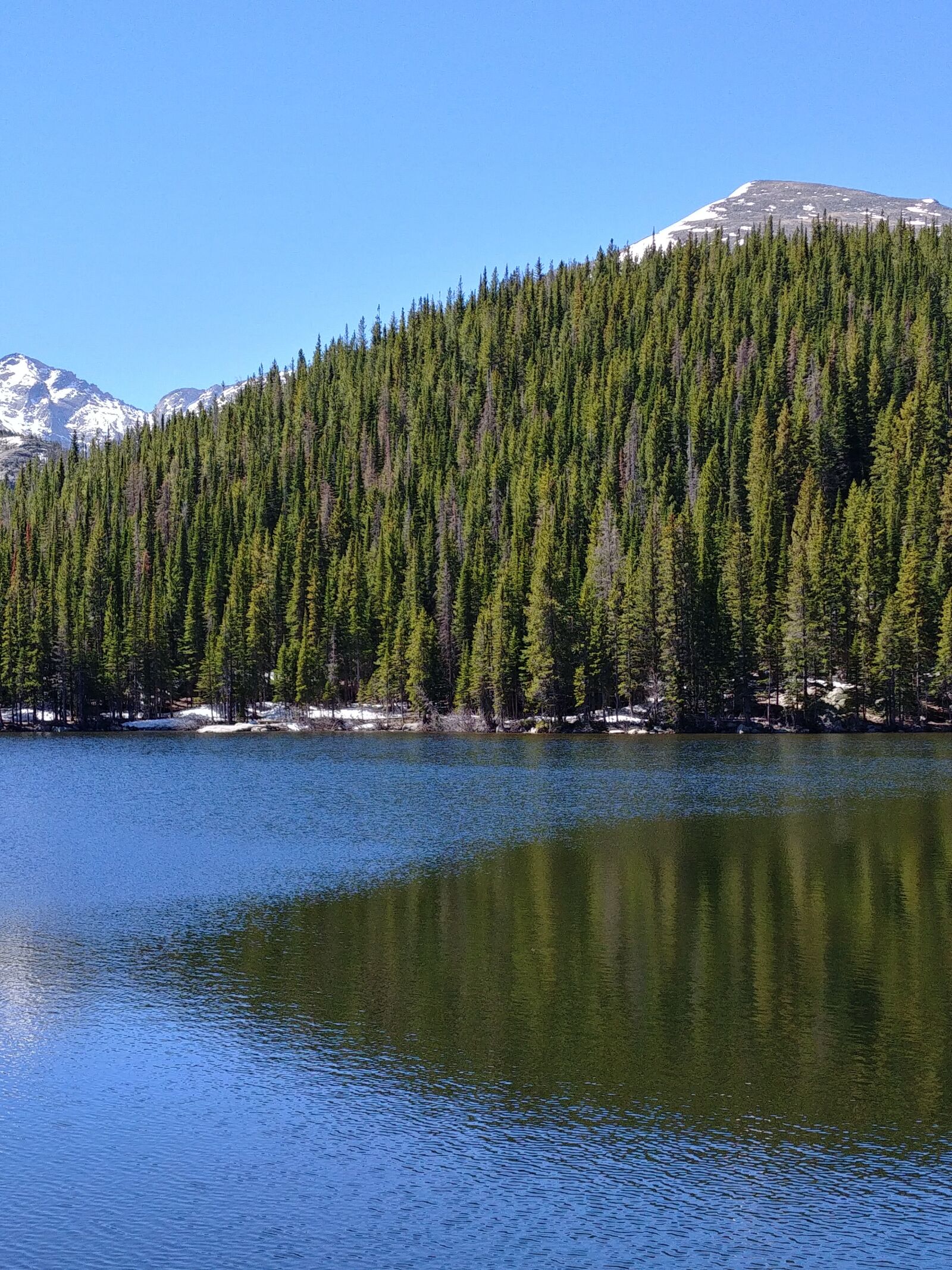 LG G6 sample photo. Bear lake, colorado, mountains photography