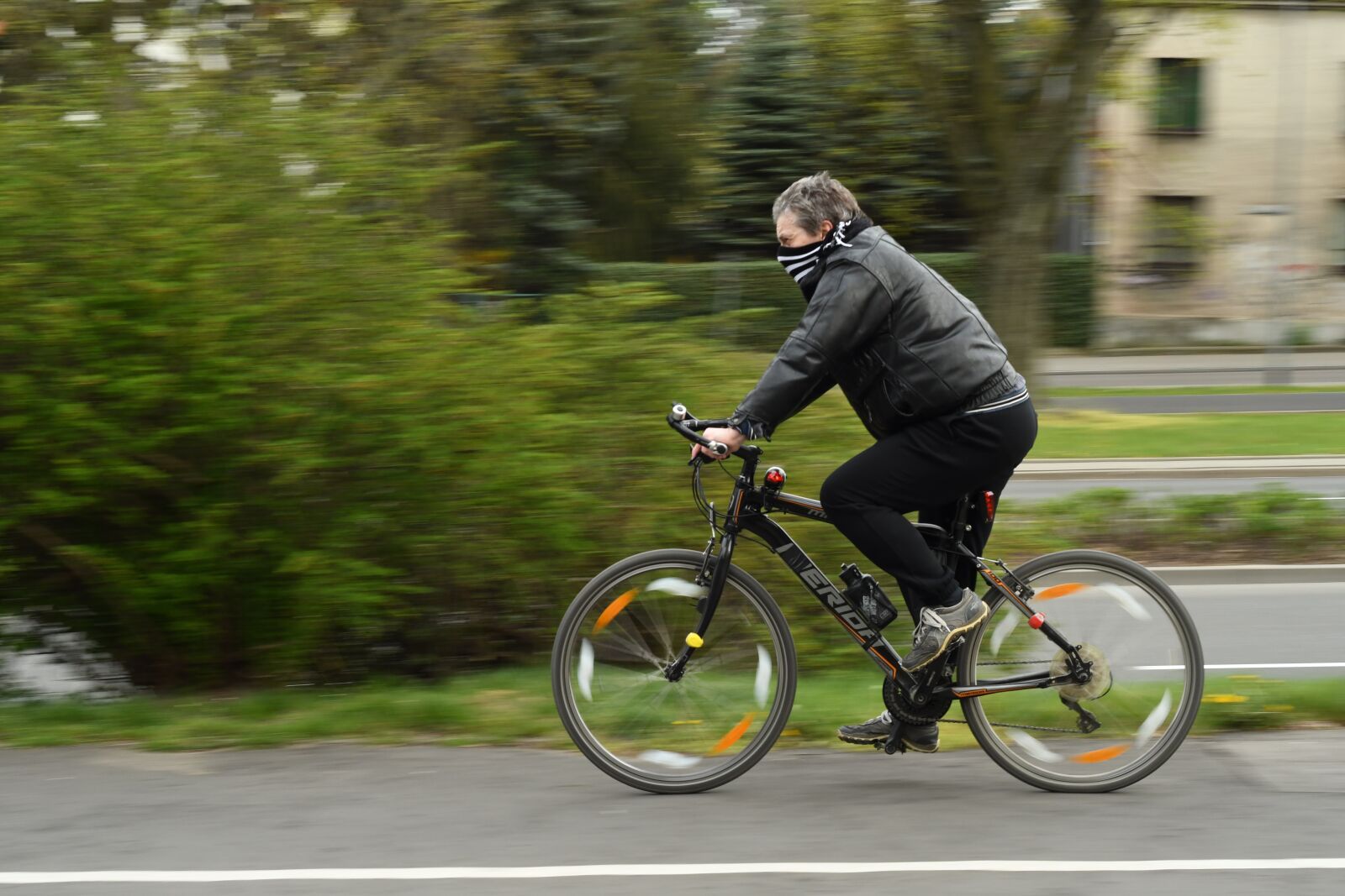 Nikon D7500 sample photo. Covid -19, bike, virus photography
