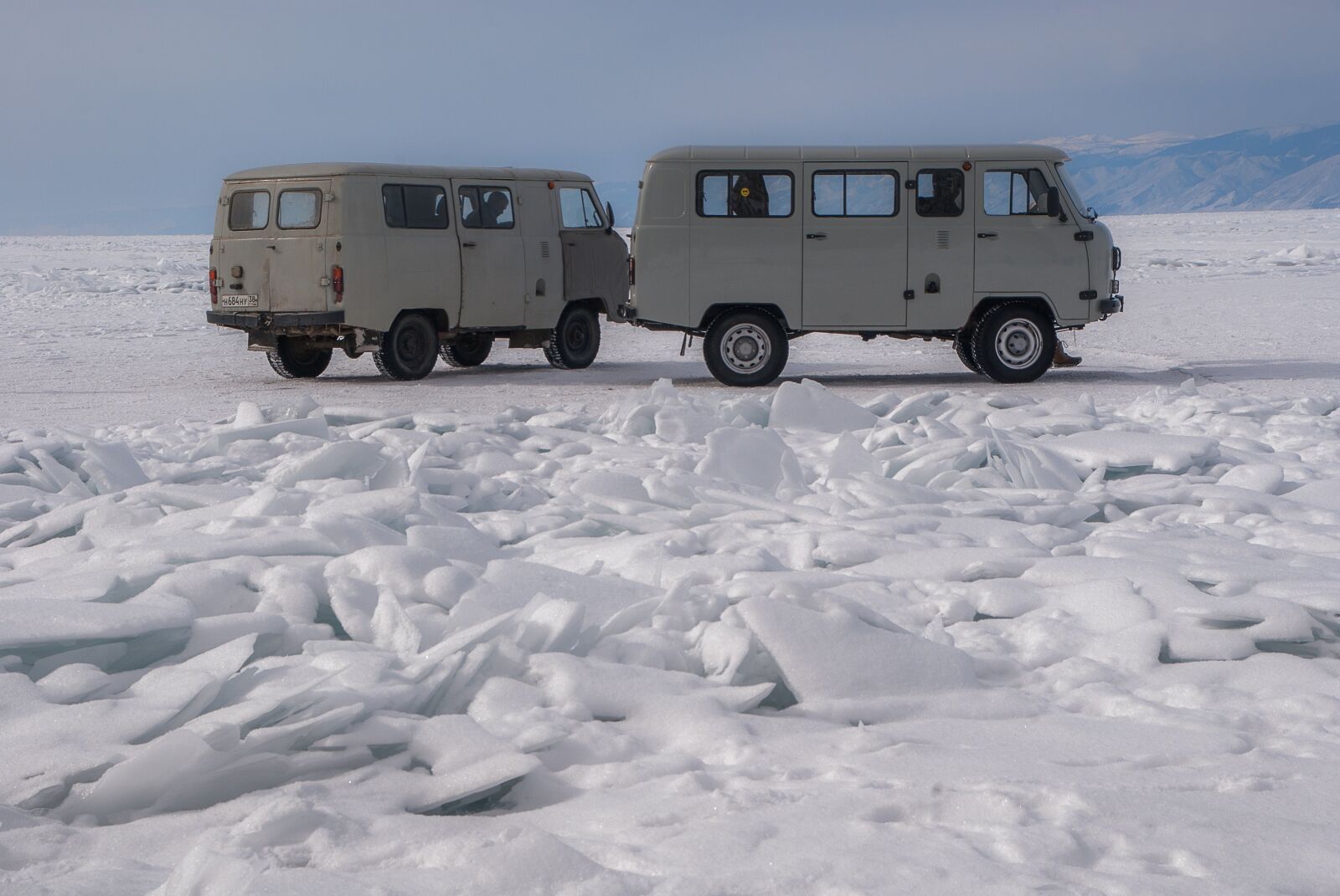 Pentax K10D sample photo. Irkutsk, lake baikal, ice photography