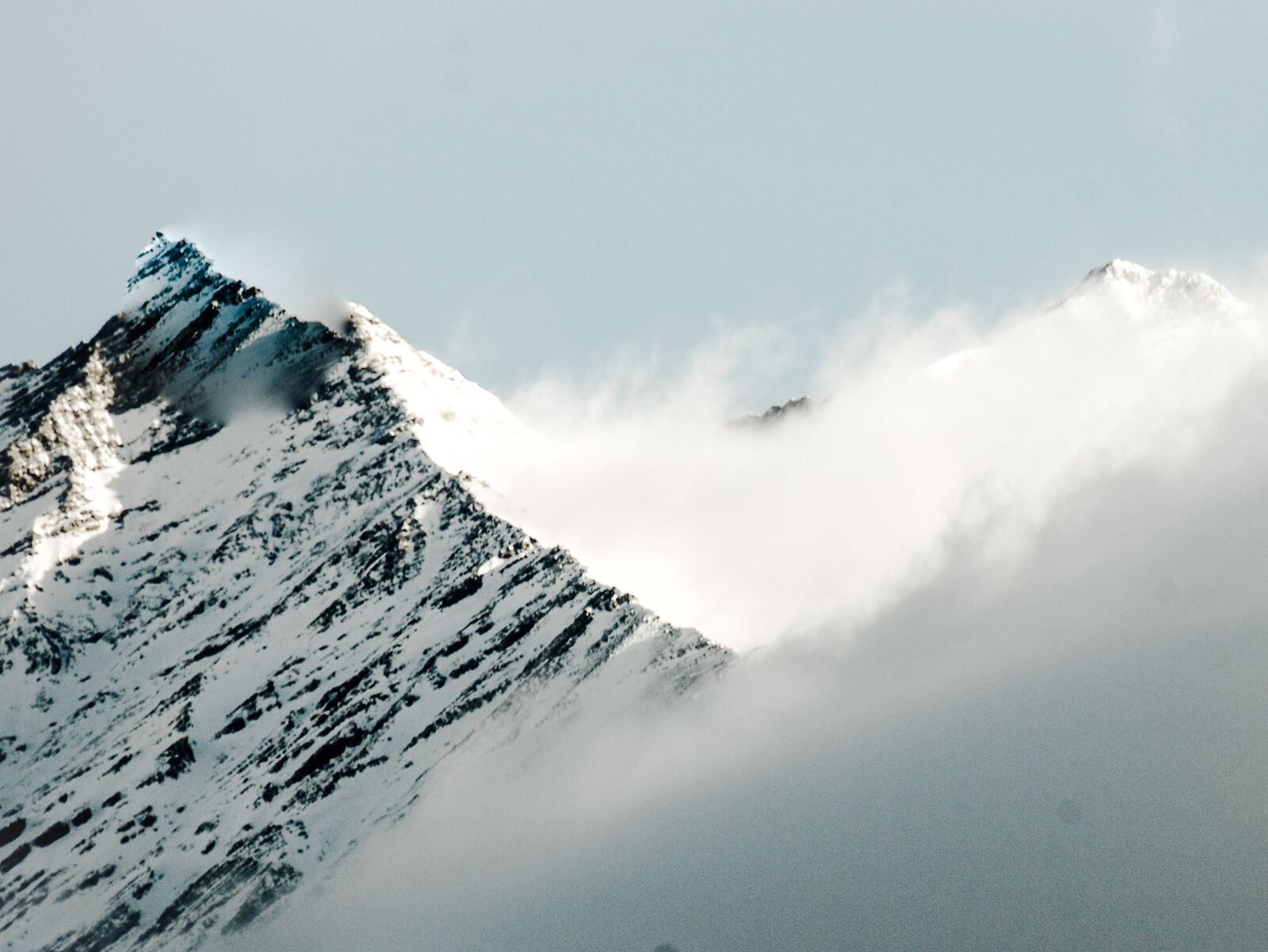 Nikon D300S sample photo. Snow, mountain, sky photography