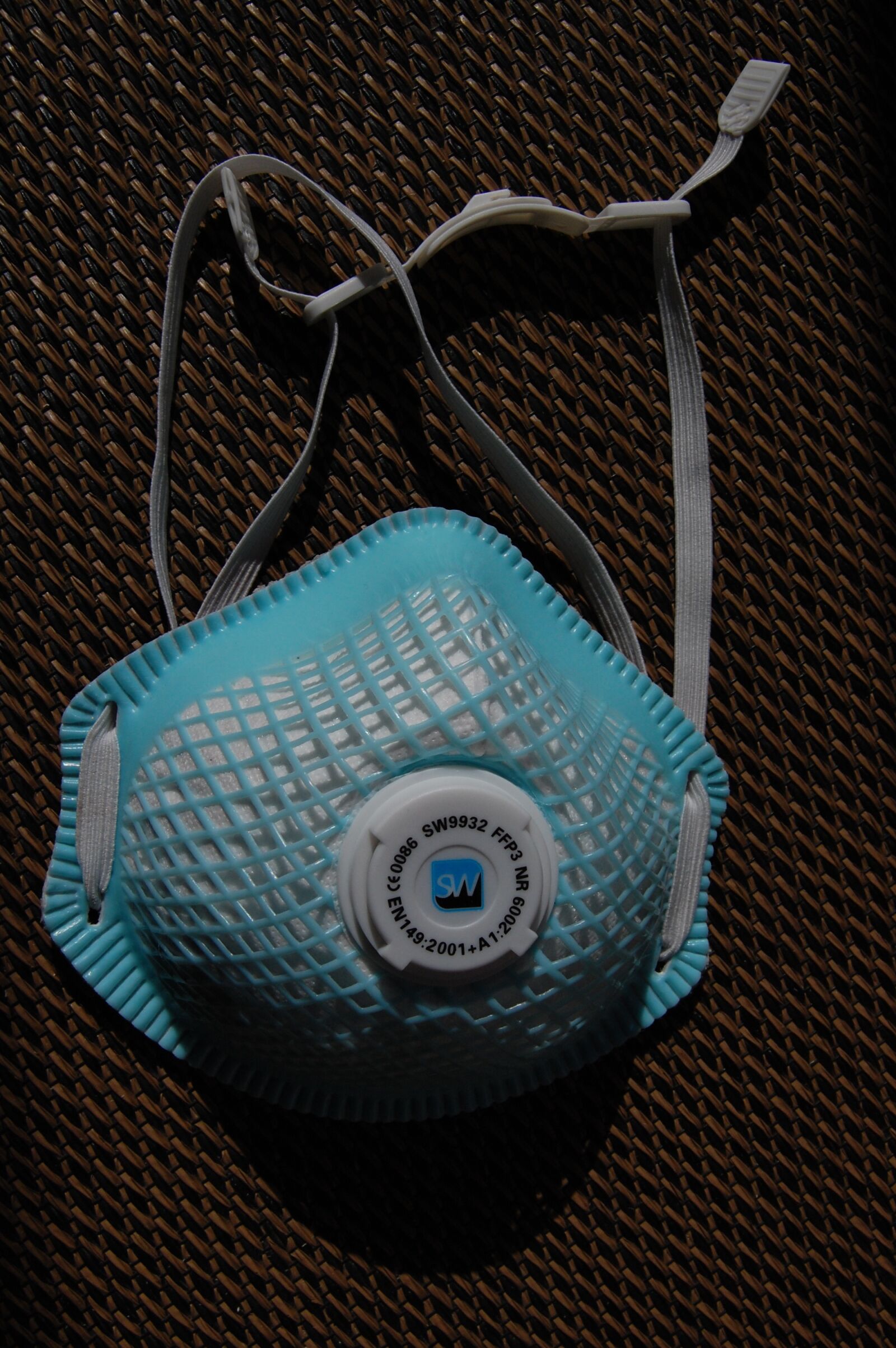 Nikon D40 sample photo. Respiratory protection mask, corona photography