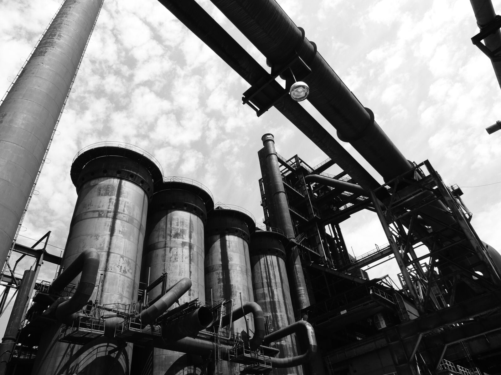 Nikon Coolpix P520 sample photo. Factory, ironworks, industry photography