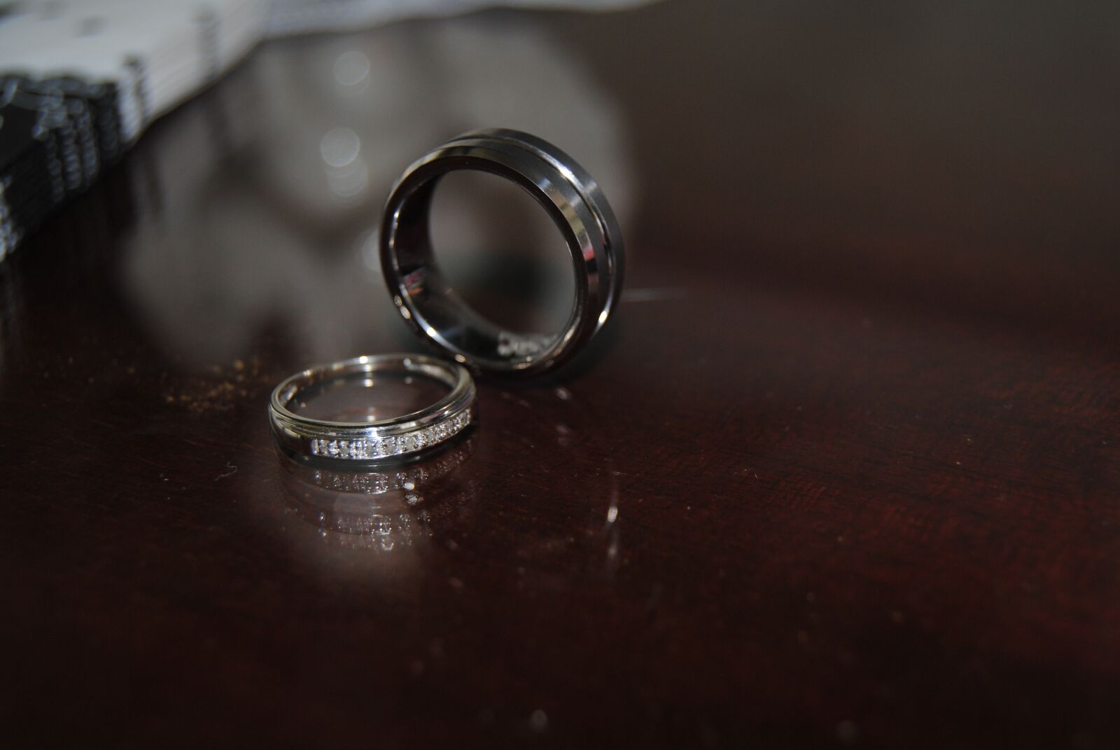Nikon D3000 sample photo. Wedding, ring, love photography