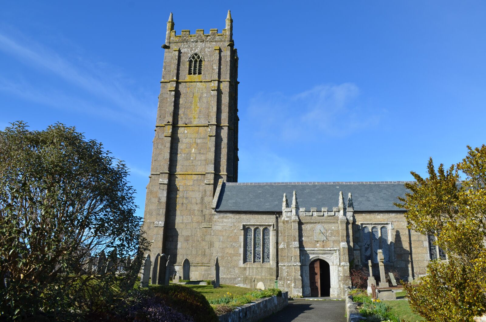 Nikon D7000 sample photo. St buryan church, cornwall photography