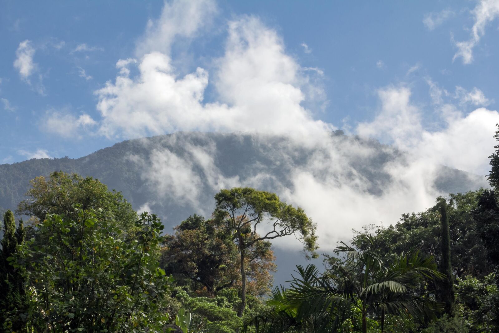 Canon EOS 60D sample photo. Bali, mountain, clouds photography