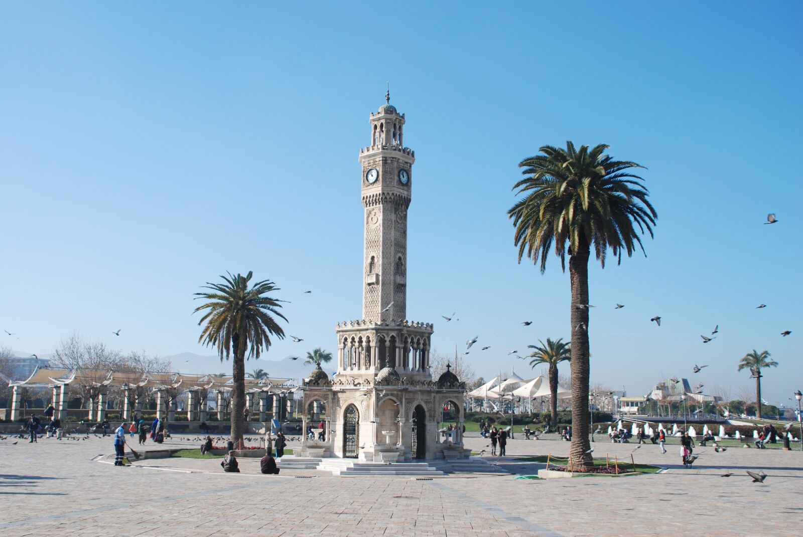 Nikon D80 sample photo. Izmir, clock tower, turkey photography