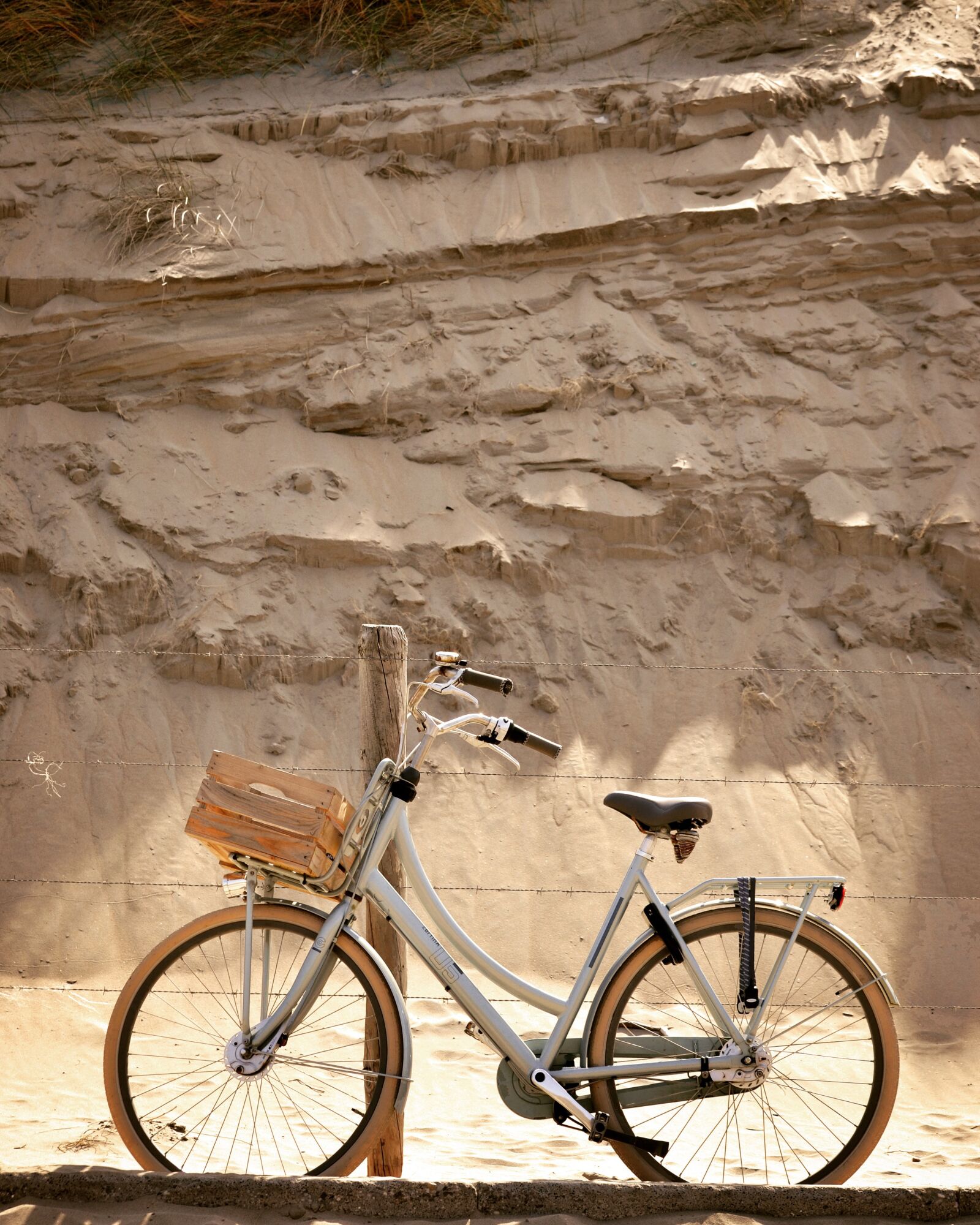 Nikon D3100 sample photo. Holland, bycicle, strand photography