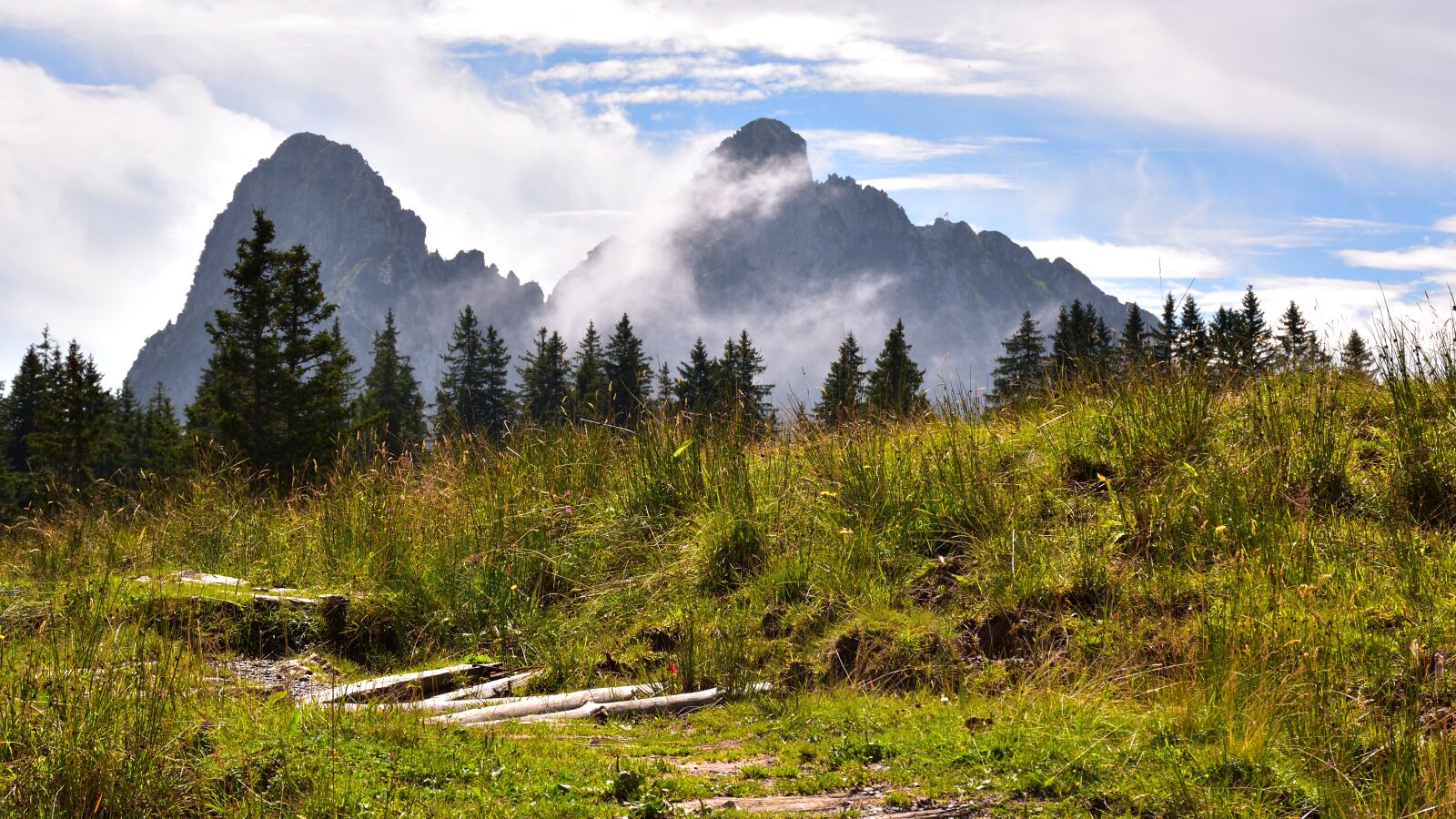 Nikon D5500 sample photo. Landscape, mountains, clouds photography