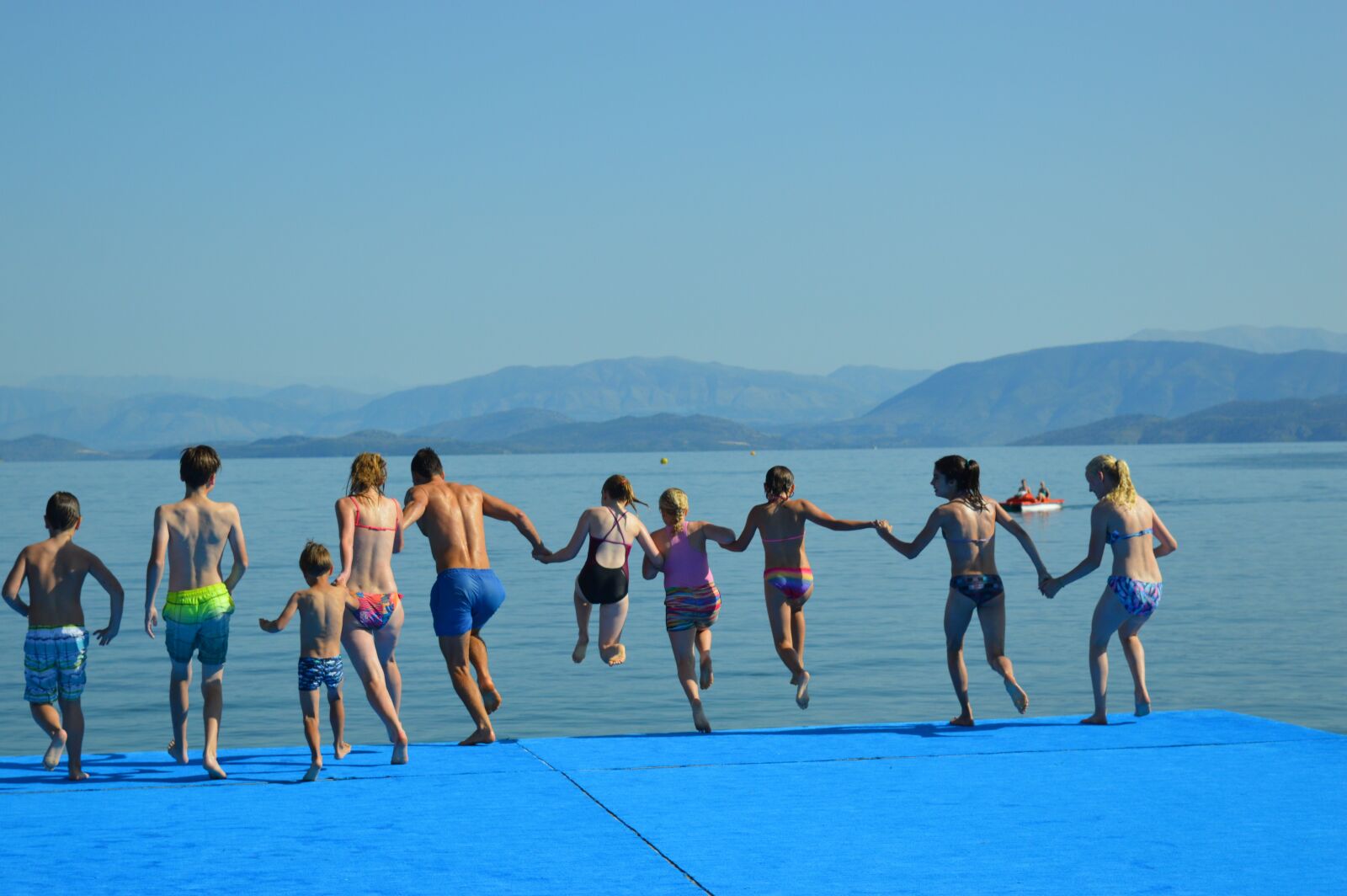 Nikon D3200 sample photo. Summer holiday, swim, children photography
