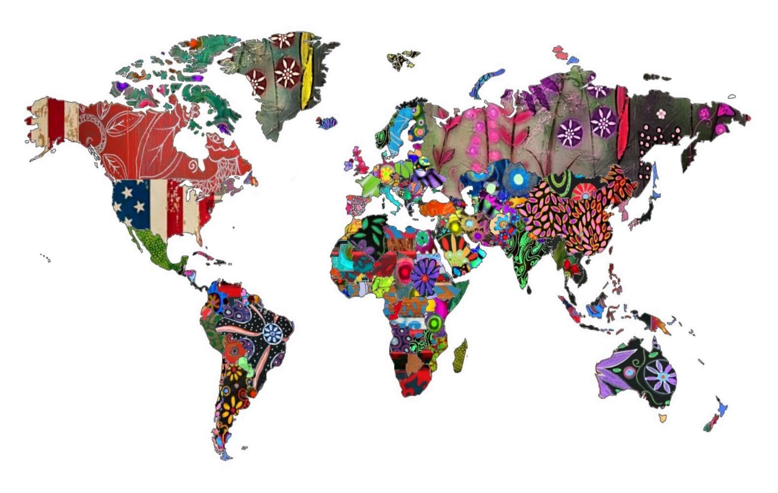 Canon EOS 400D (EOS Digital Rebel XTi / EOS Kiss Digital X) sample photo. World map, countries, continents photography