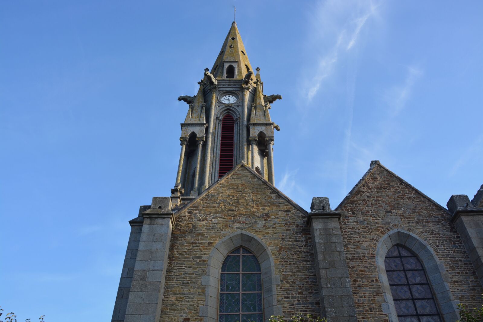 Nikon D5200 sample photo. Bell tower, church meillac photography