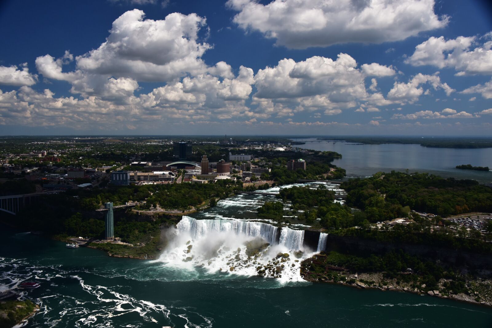Nikon D810 sample photo. Niagara falls, clouds, falls photography