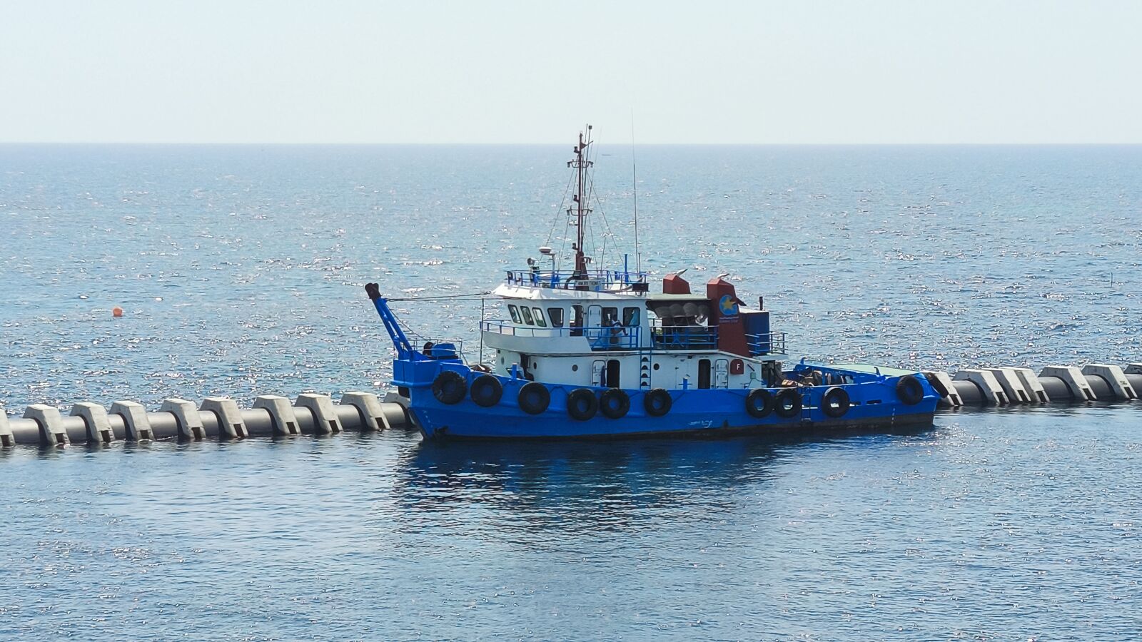 Infinix X6871 sample photo. Cute tugboat photography