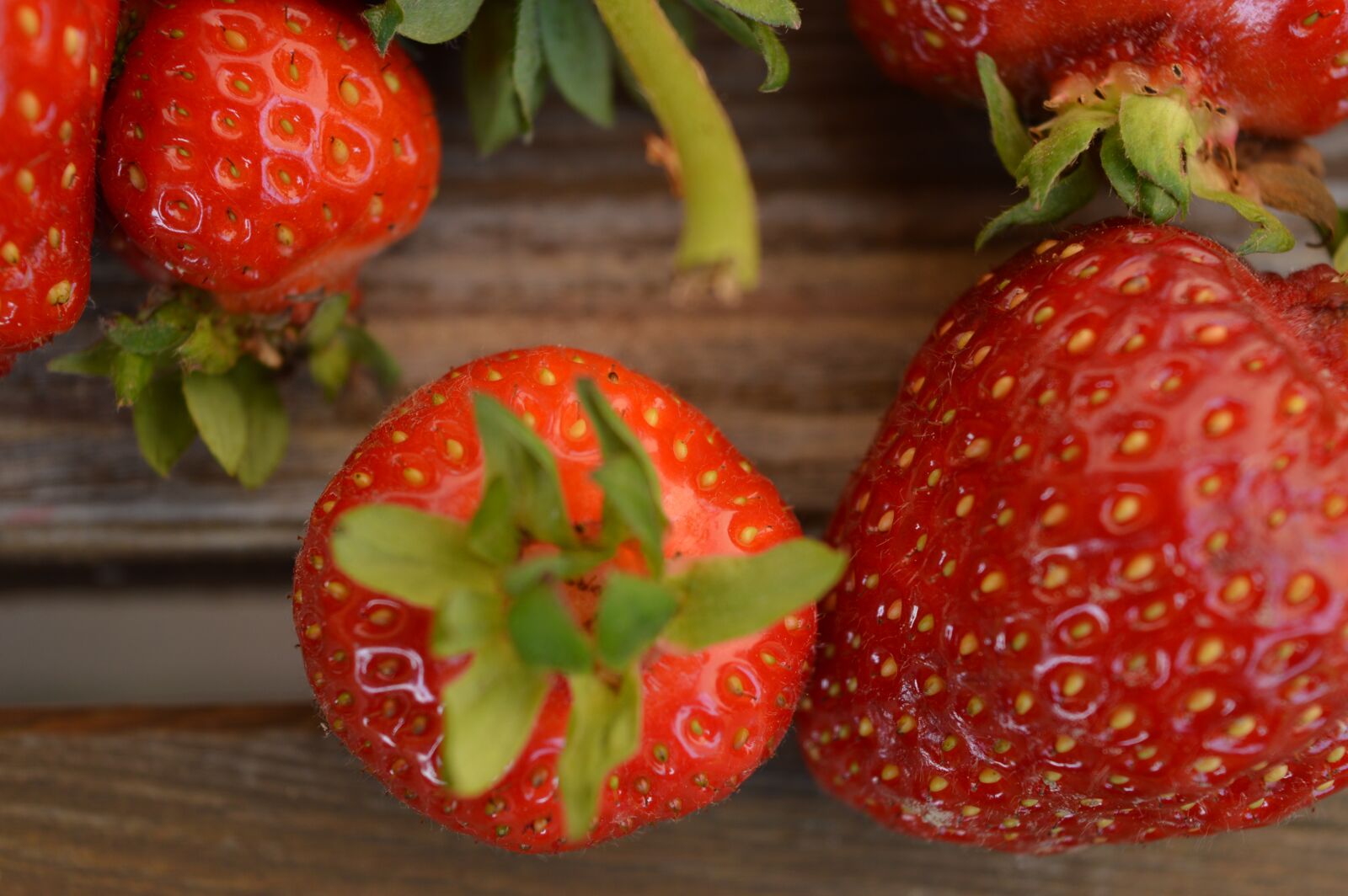 Nikon D3200 sample photo. Strawberries, sweet, red photography