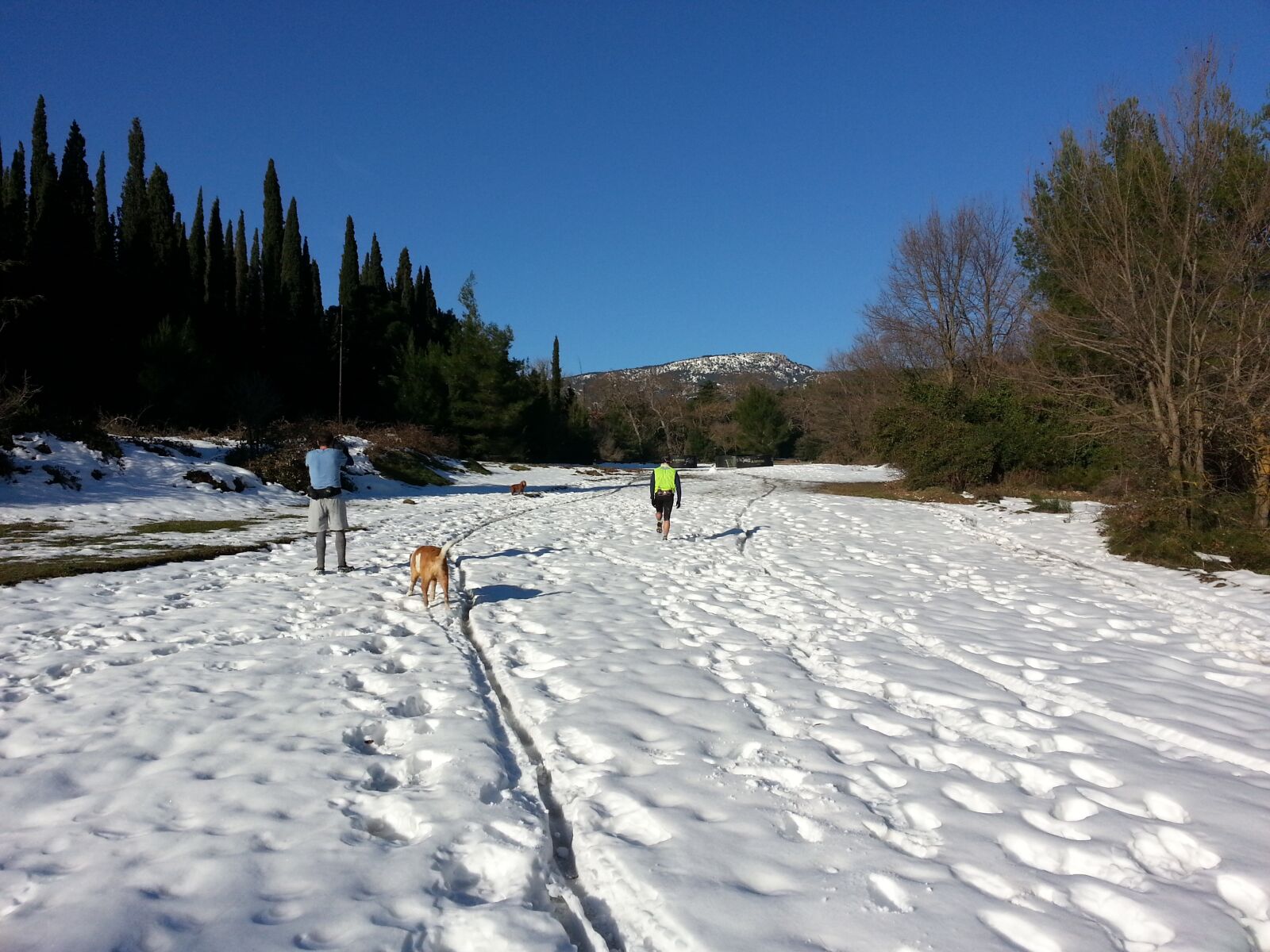 Samsung Galaxy S3 sample photo. Snow, hike, mountain photography