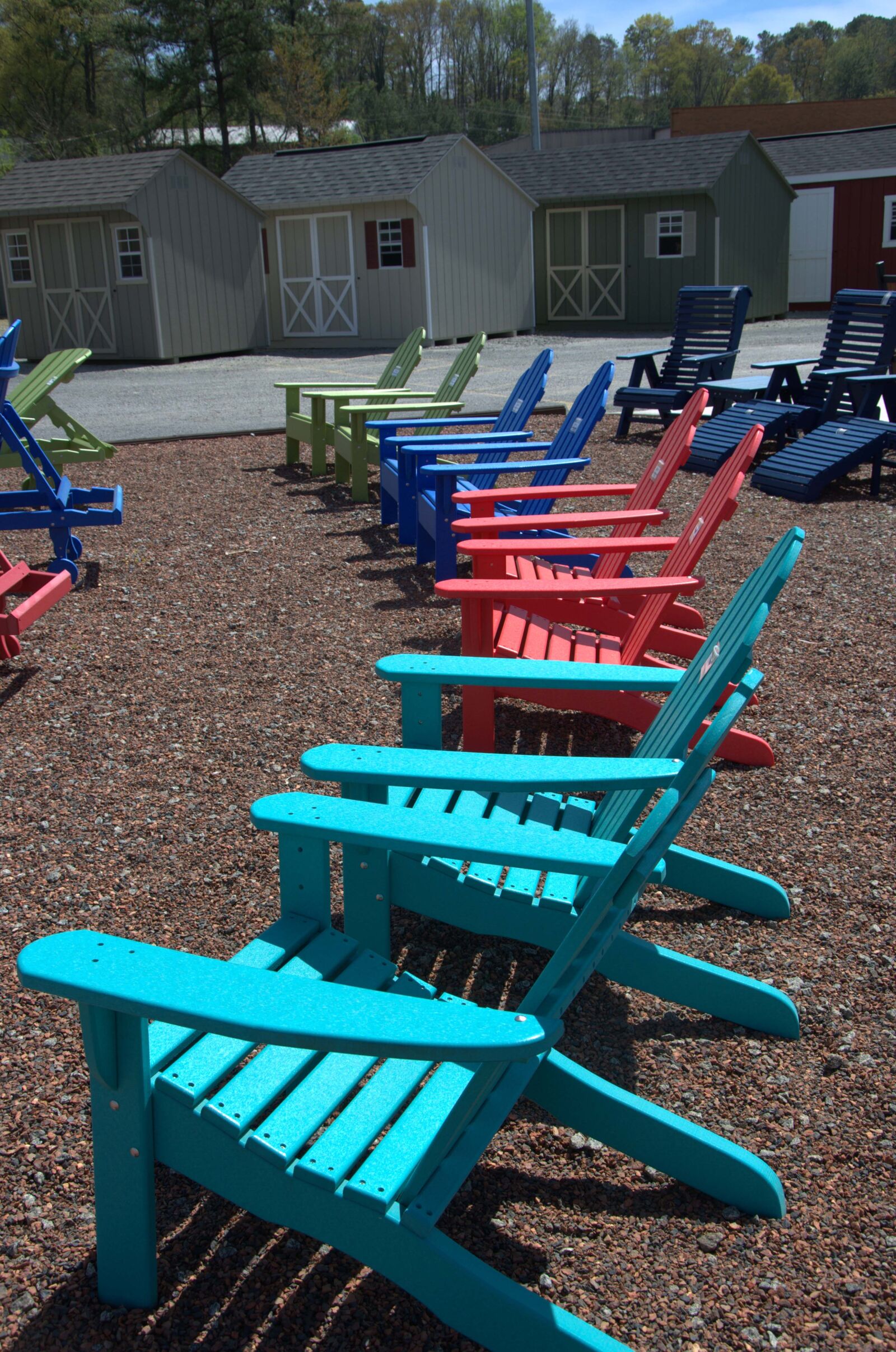 Nikon D7000 sample photo. Beachside, chairs, colored, colored photography