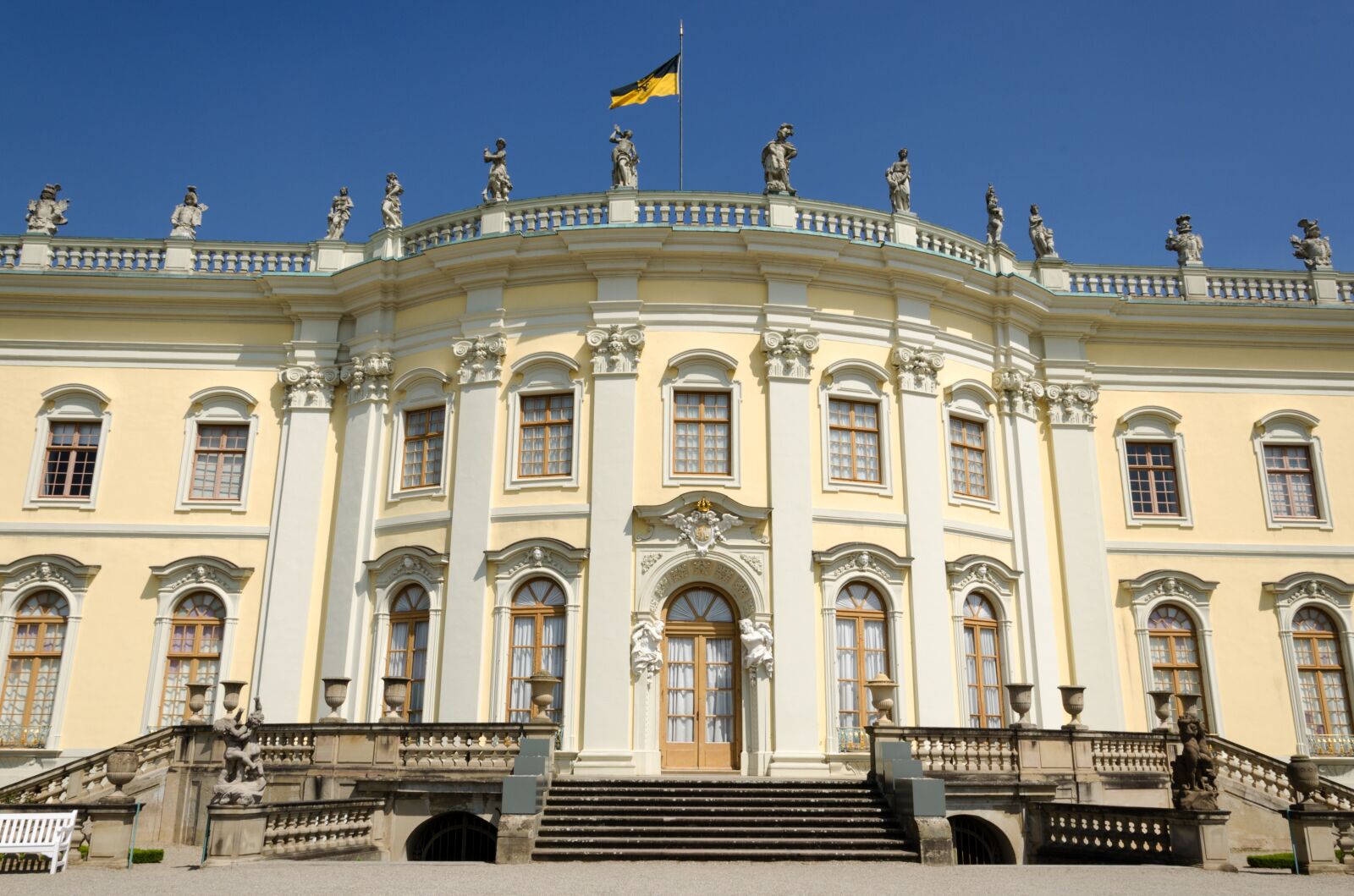 Nikon D5100 sample photo. Castle, ludwigsburg germany, baroque photography