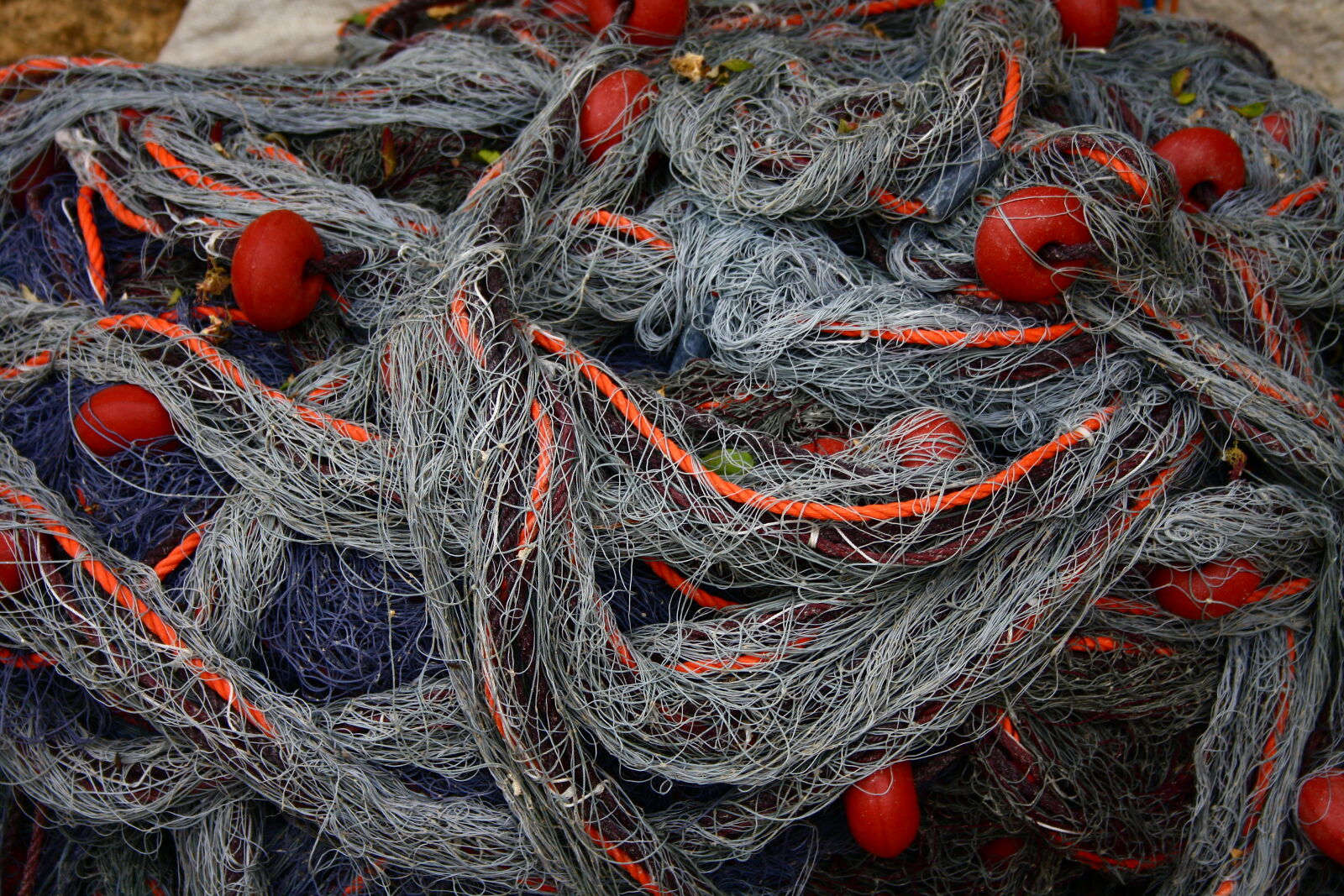 Canon EF-S 18-55mm F3.5-5.6 II sample photo. Fishing, net photography