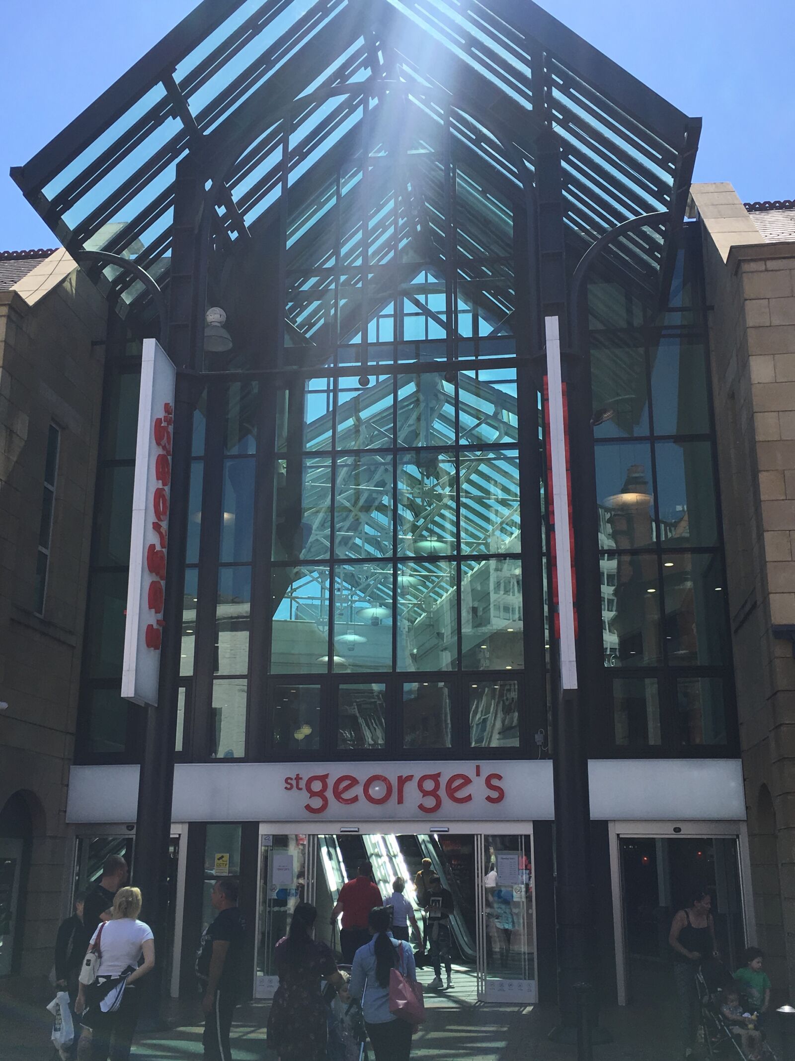 Apple iPhone 6s sample photo. St georges shopping centre photography