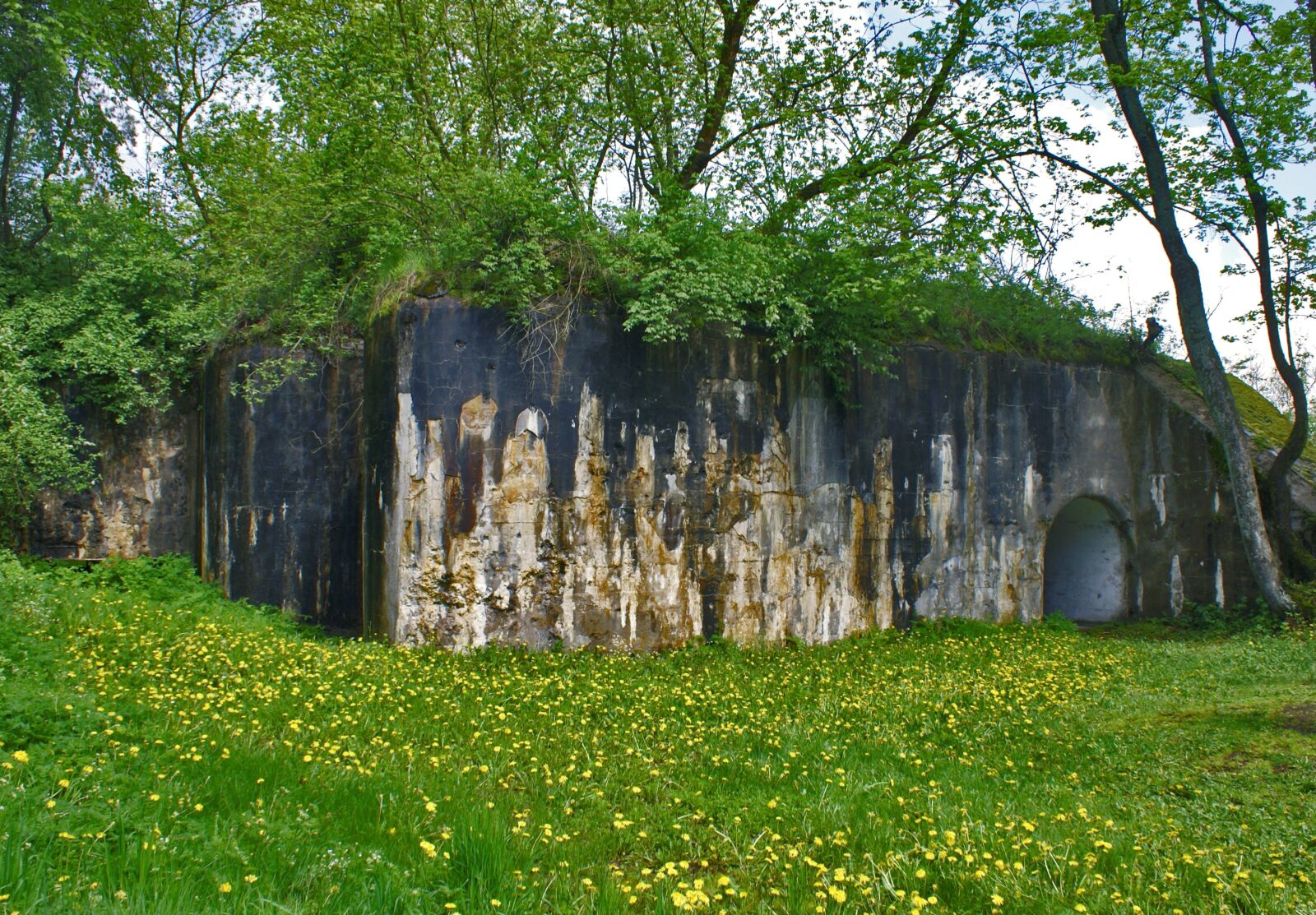 Sony Alpha DSLR-A100 sample photo. Bunker, fortress, defense photography