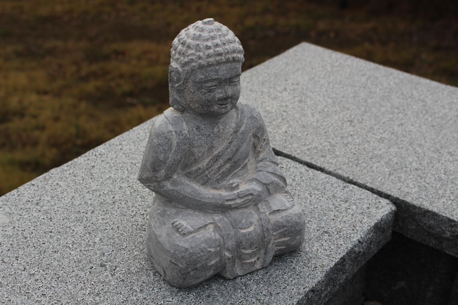 Canon EOS 700D (EOS Rebel T5i / EOS Kiss X7i) sample photo. Steinbuddha, stone wall, top photography
