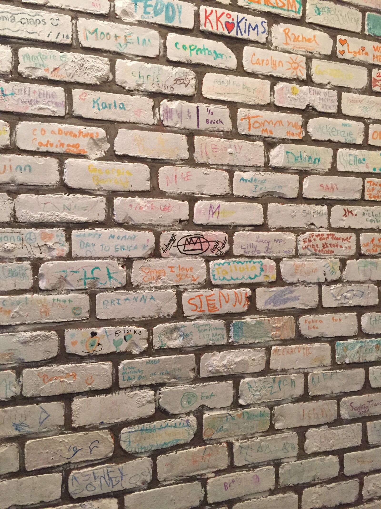 Apple iPhone 6 sample photo. Brick, wall, writing photography