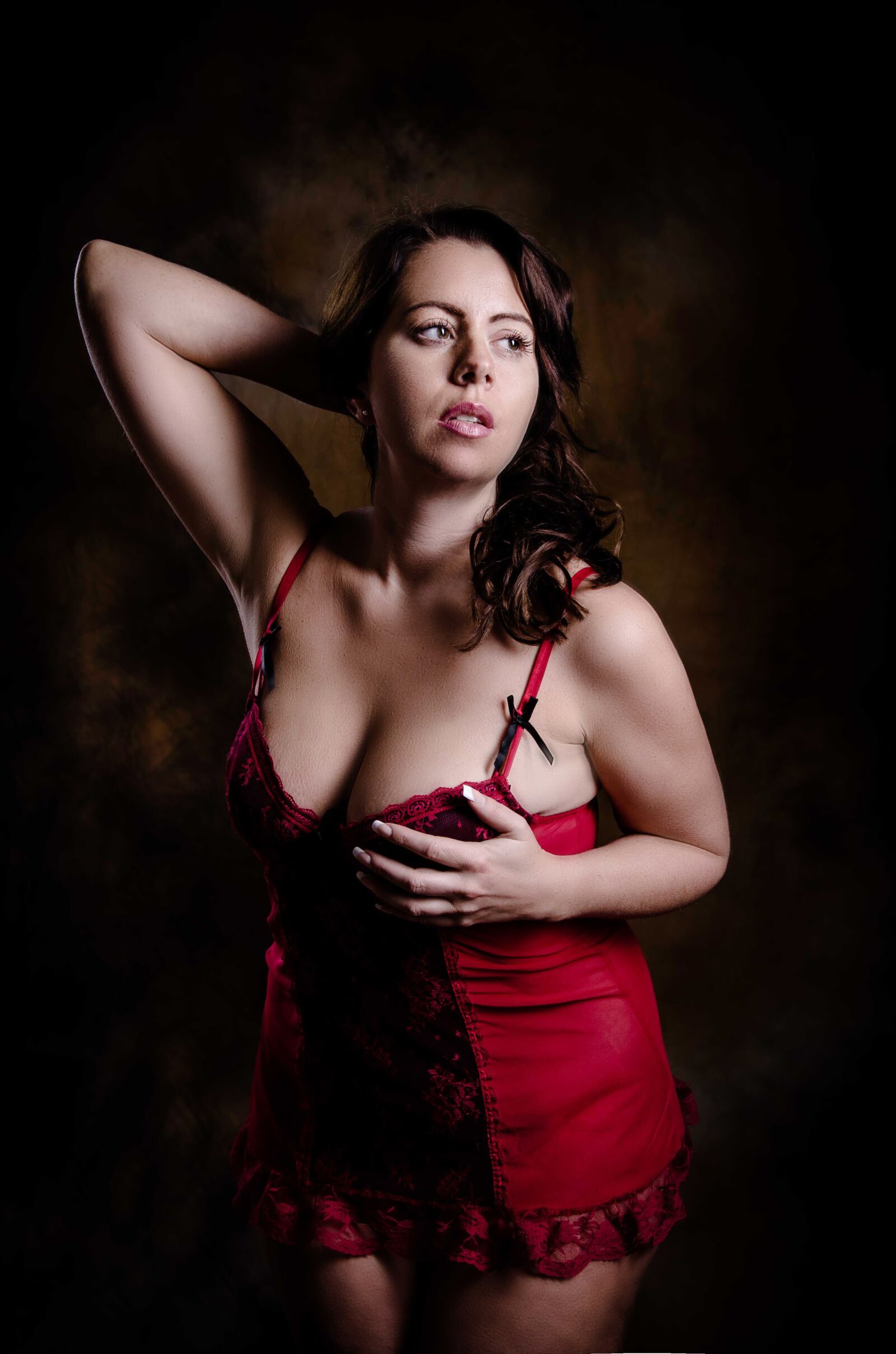 Nikon D7000 sample photo. Model, curvy, monochrome photography
