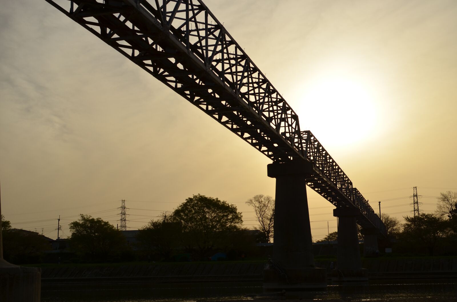 Nikon D5100 sample photo. Bridge, nishinomiya, mukogawa photography
