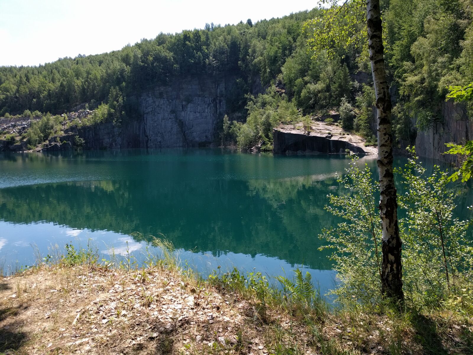 LG Nexus 5X sample photo. Quarry, lake, rock photography