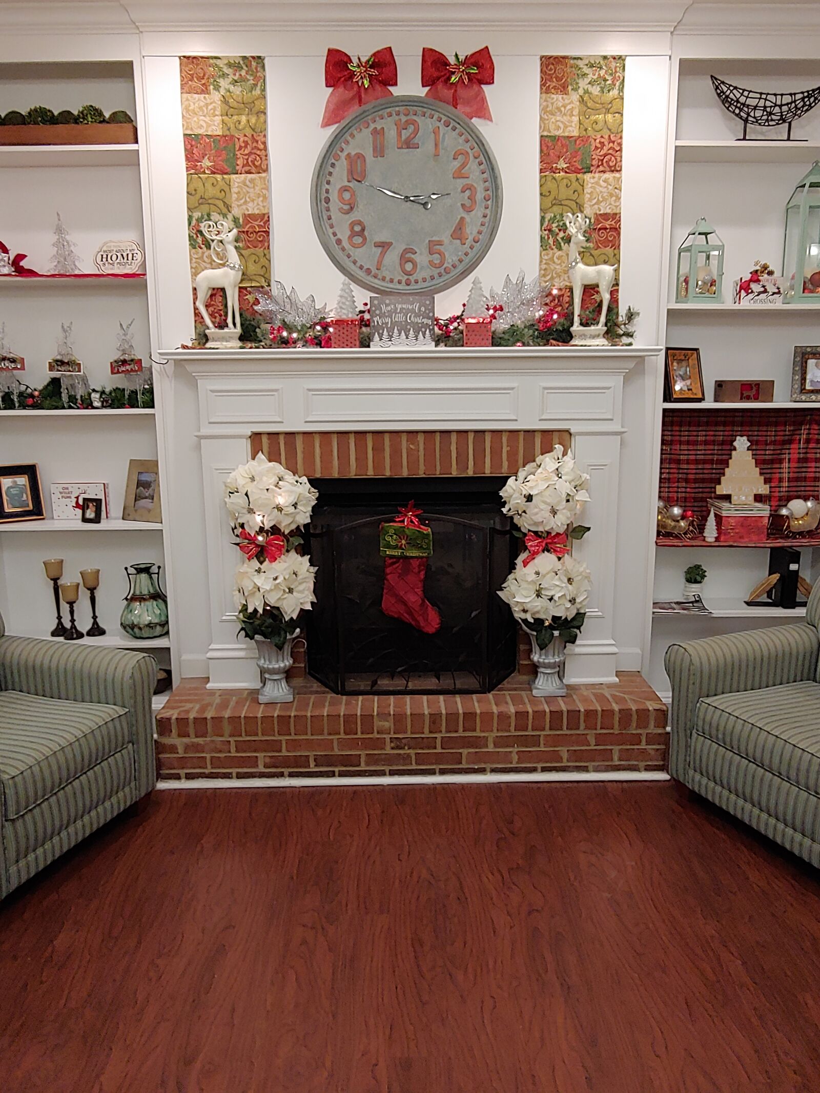 LG G7 THINQ sample photo. Christmas, fireplace, decoration photography