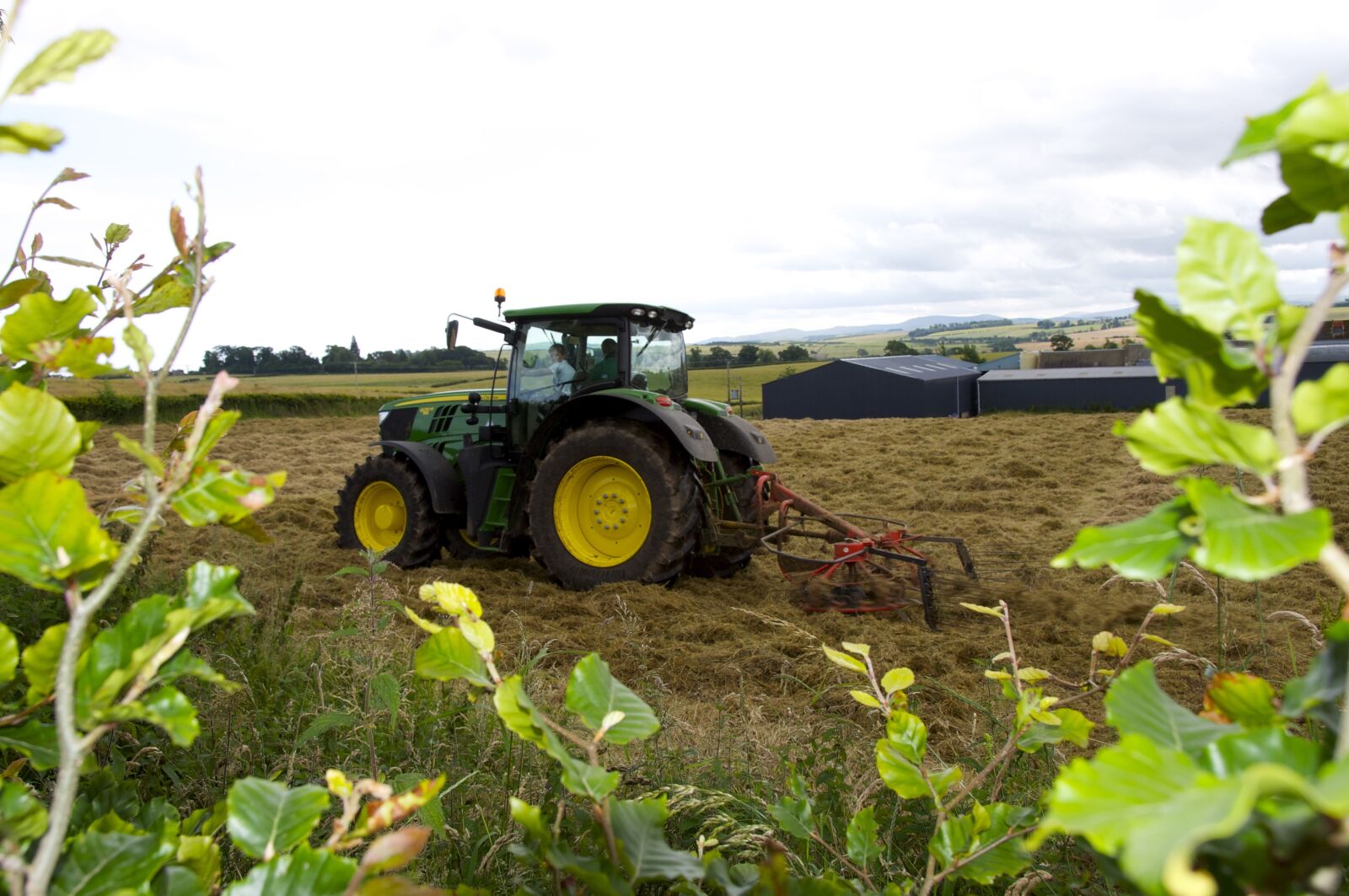Nikon D5000 sample photo. Tractor, farm, working photography