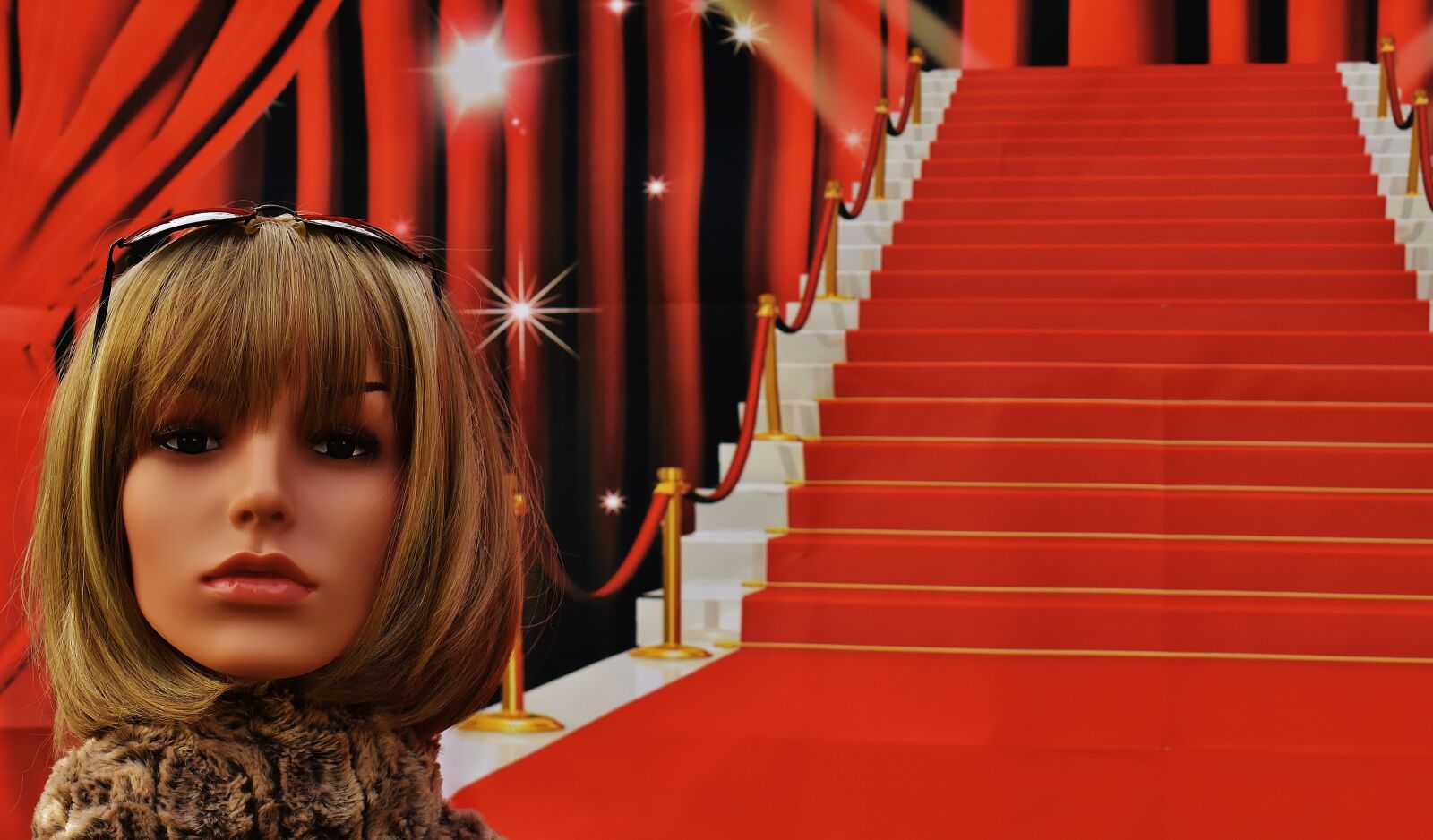 Nikon D7200 sample photo. Red carpet, stairs, glamour photography