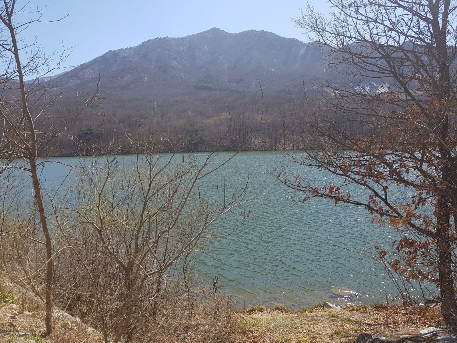 Samsung Galaxy S8+ sample photo. Lake, spring, republic of photography
