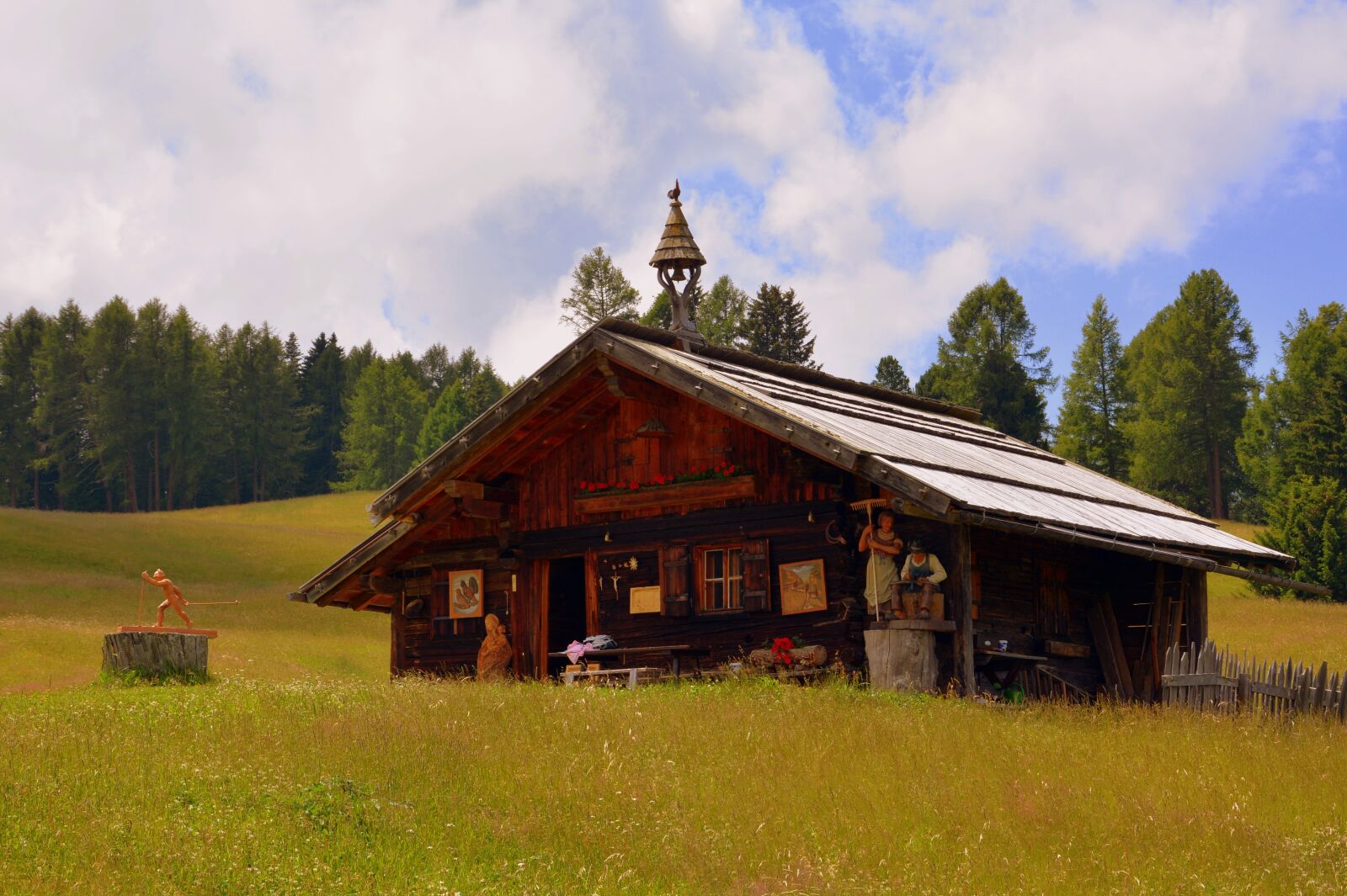 Nikon D7100 sample photo. Alm, house, mountain photography