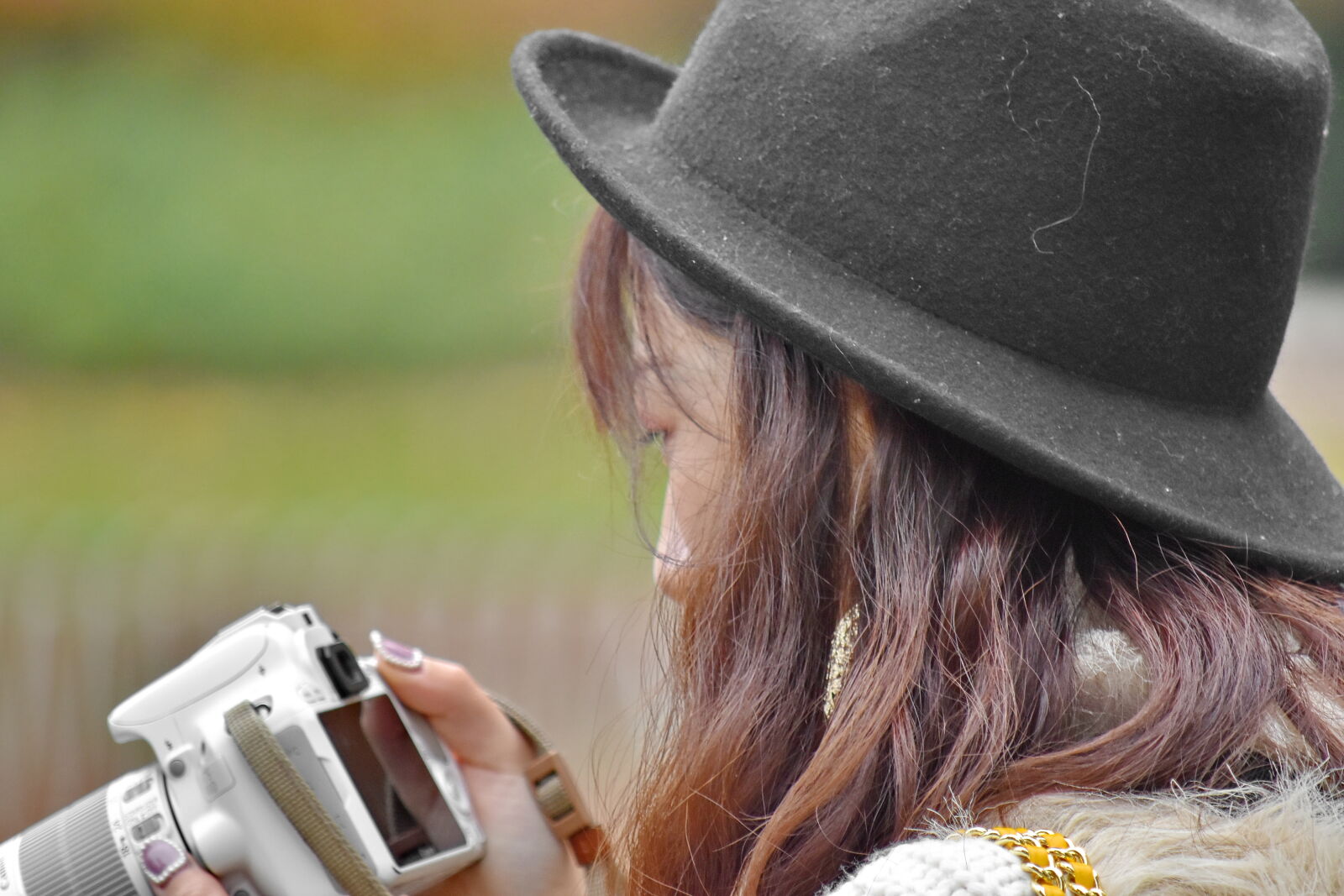 Nikon D5500 sample photo. Hat, photographer, side view photography