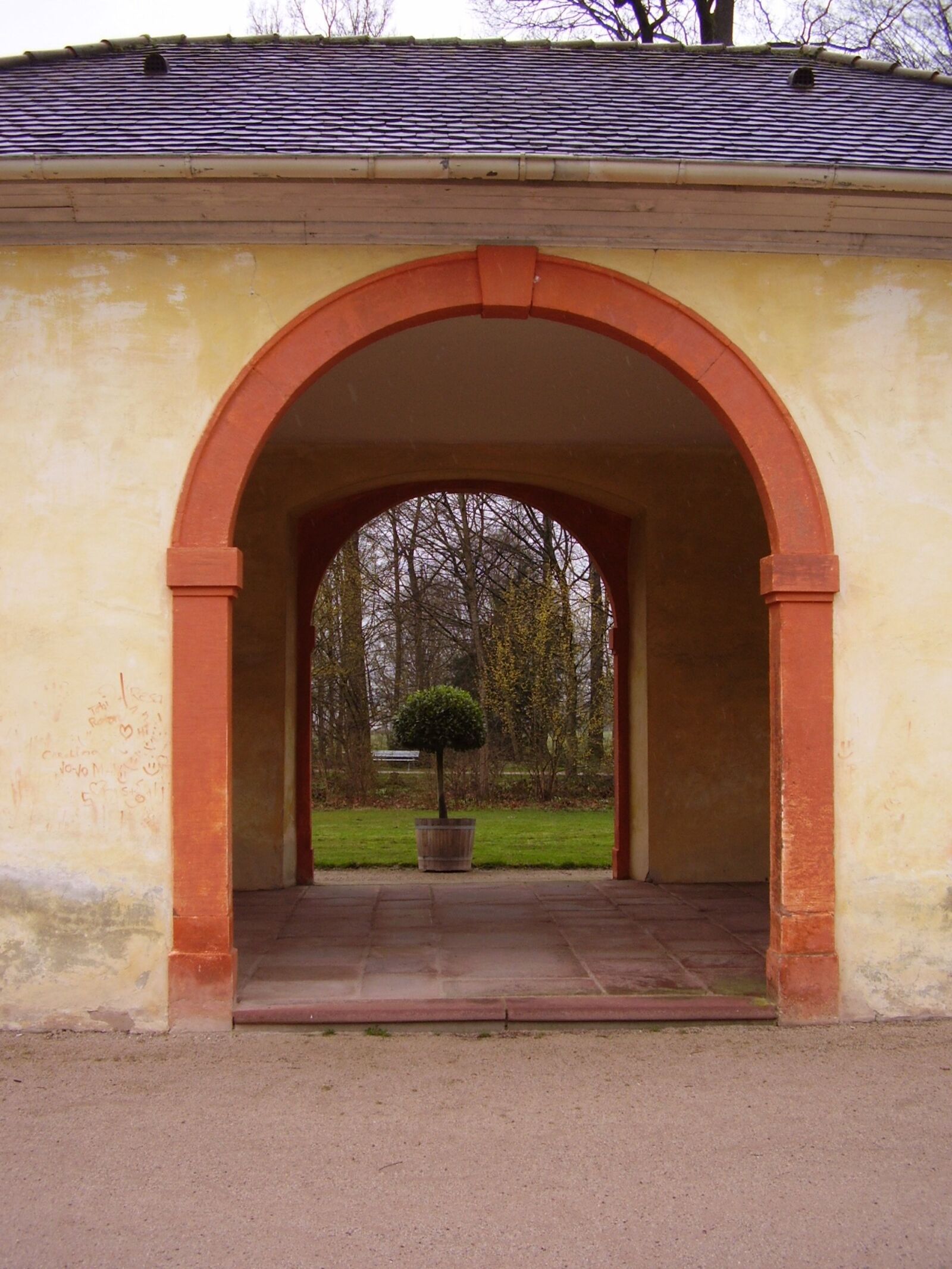 Olympus FE110,X705 sample photo. Castle, concluded favorite, orangery photography