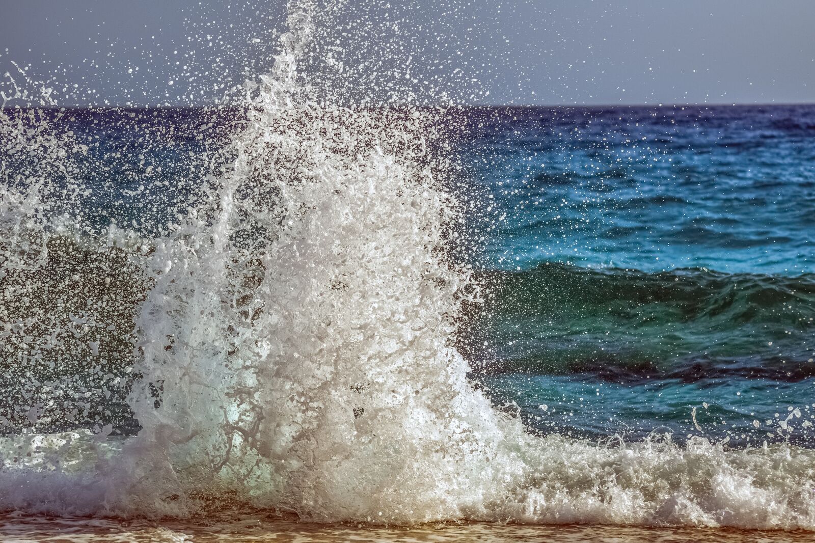 Nikon D3300 sample photo. Wave, crashing, sea photography