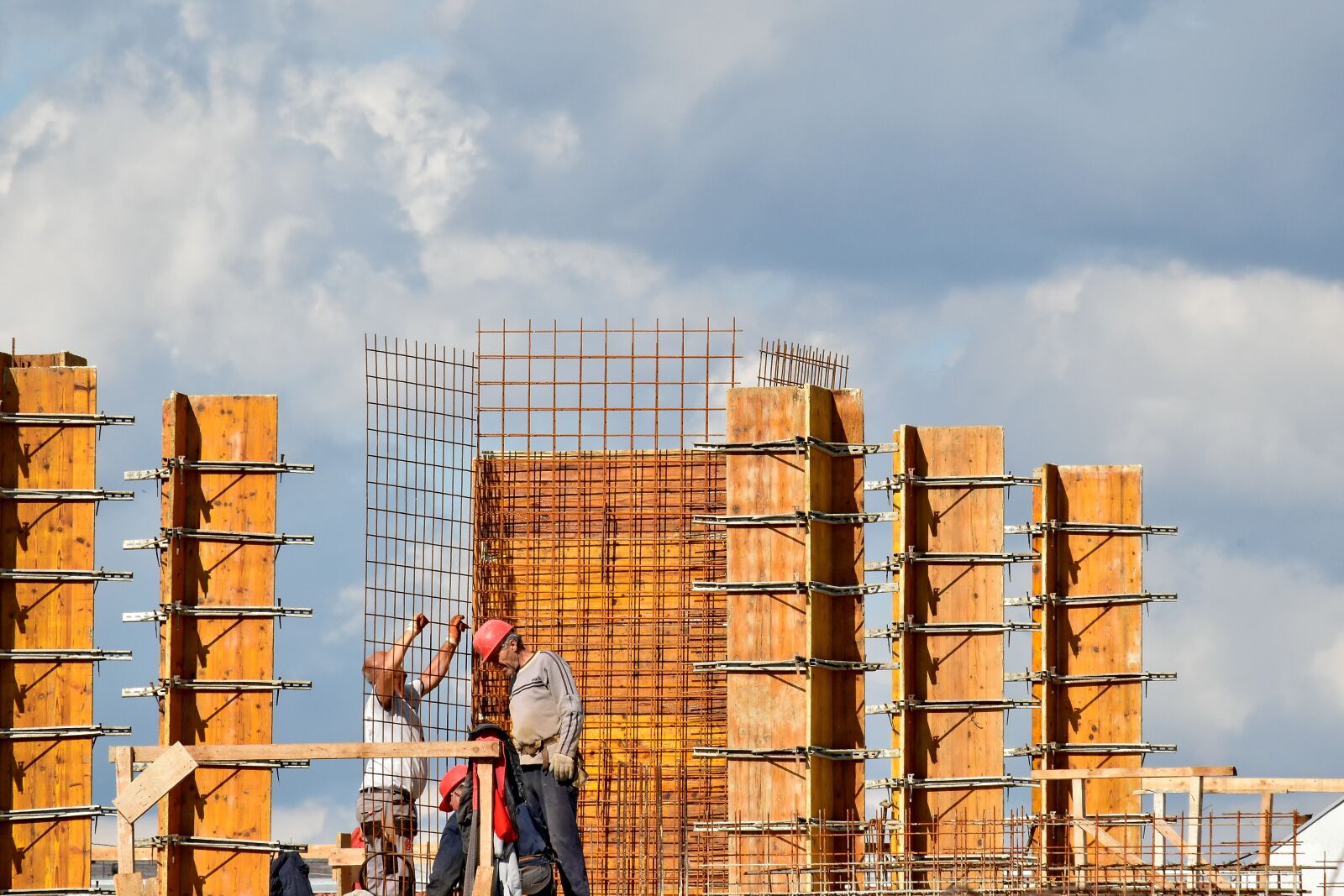 Nikon D5500 sample photo. Constitution, construction worker, workplace photography