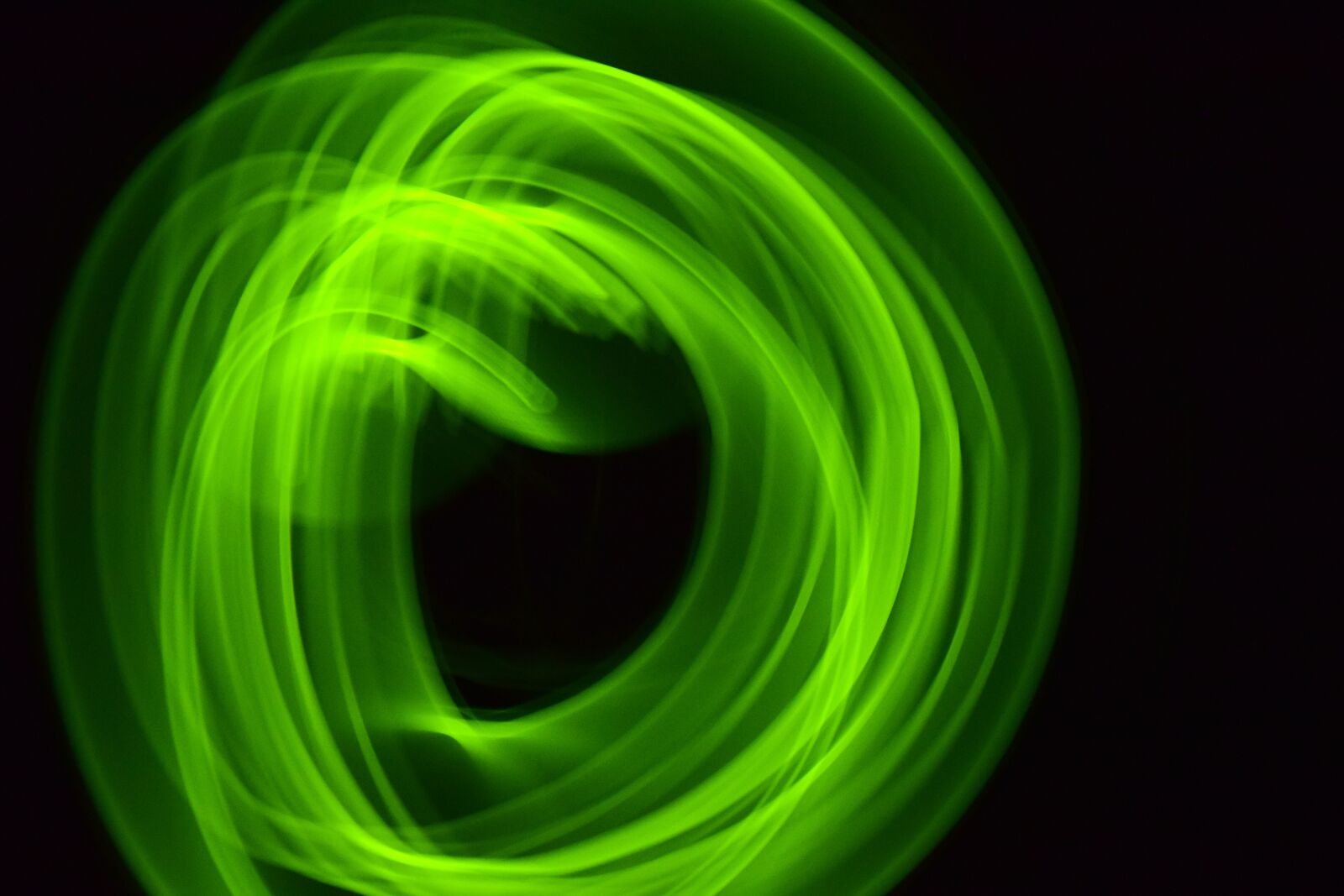 Nikon D3300 sample photo. Green, light, blurry photography