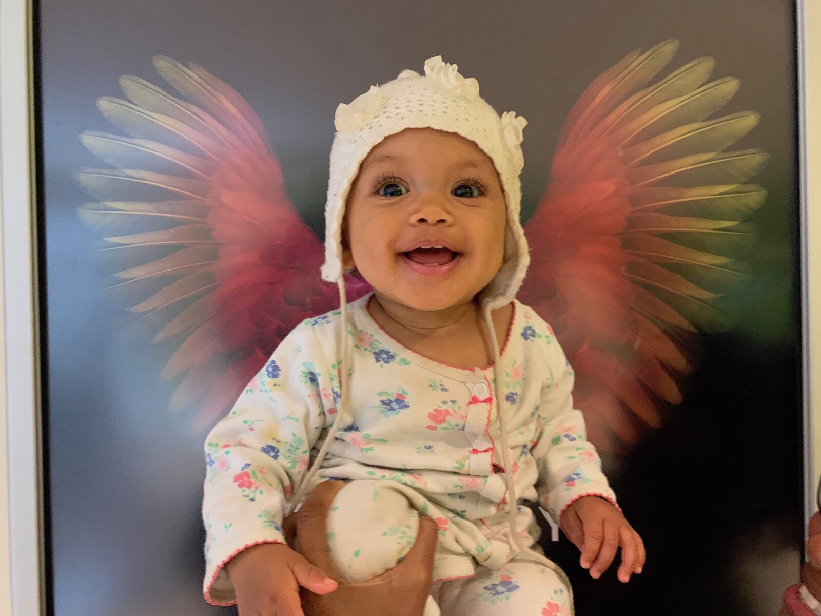 Apple iPhone XS Max sample photo. Baby, girl, angel photography