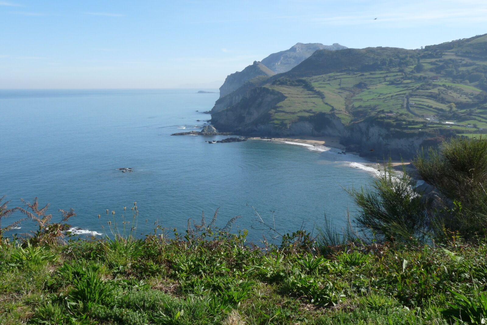 Panasonic Lumix DMC-FZ28 sample photo. Sea, field, landscape photography