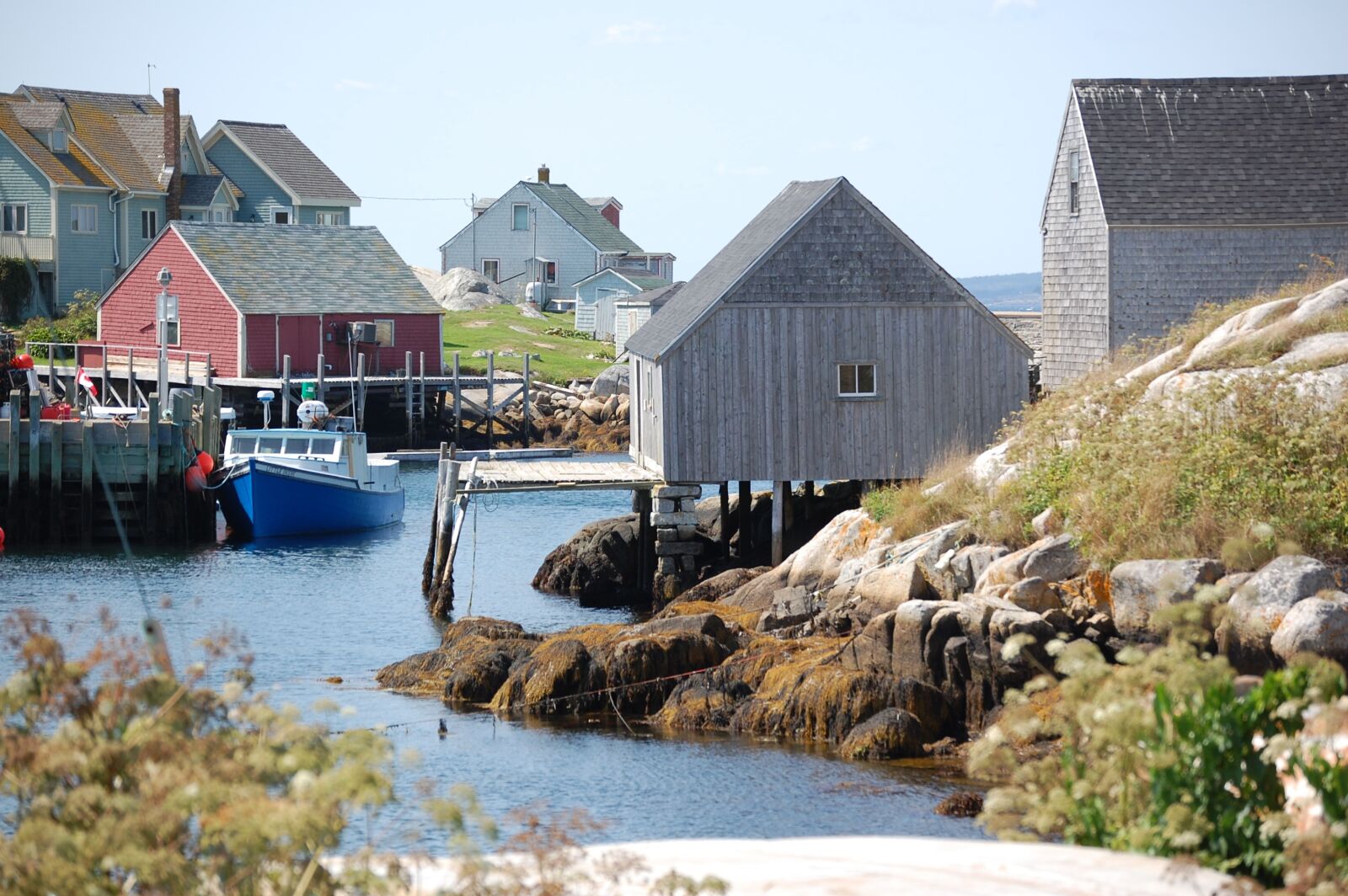 Nikon D40 sample photo. Peggy's cove, ns canada photography