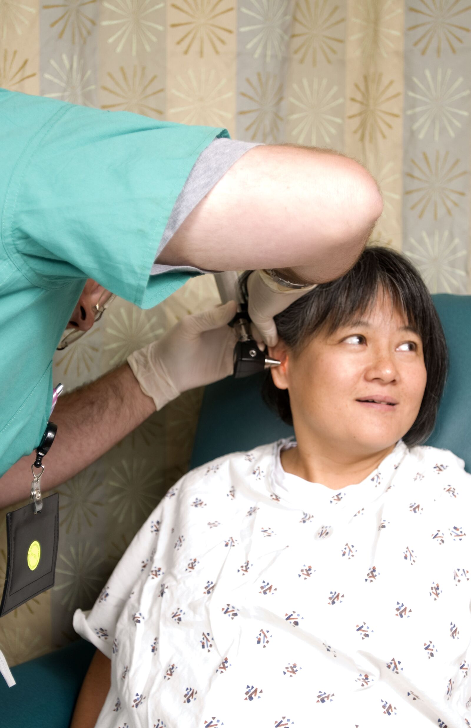 Nikon D300 sample photo. Physician, conducting, examination, female photography