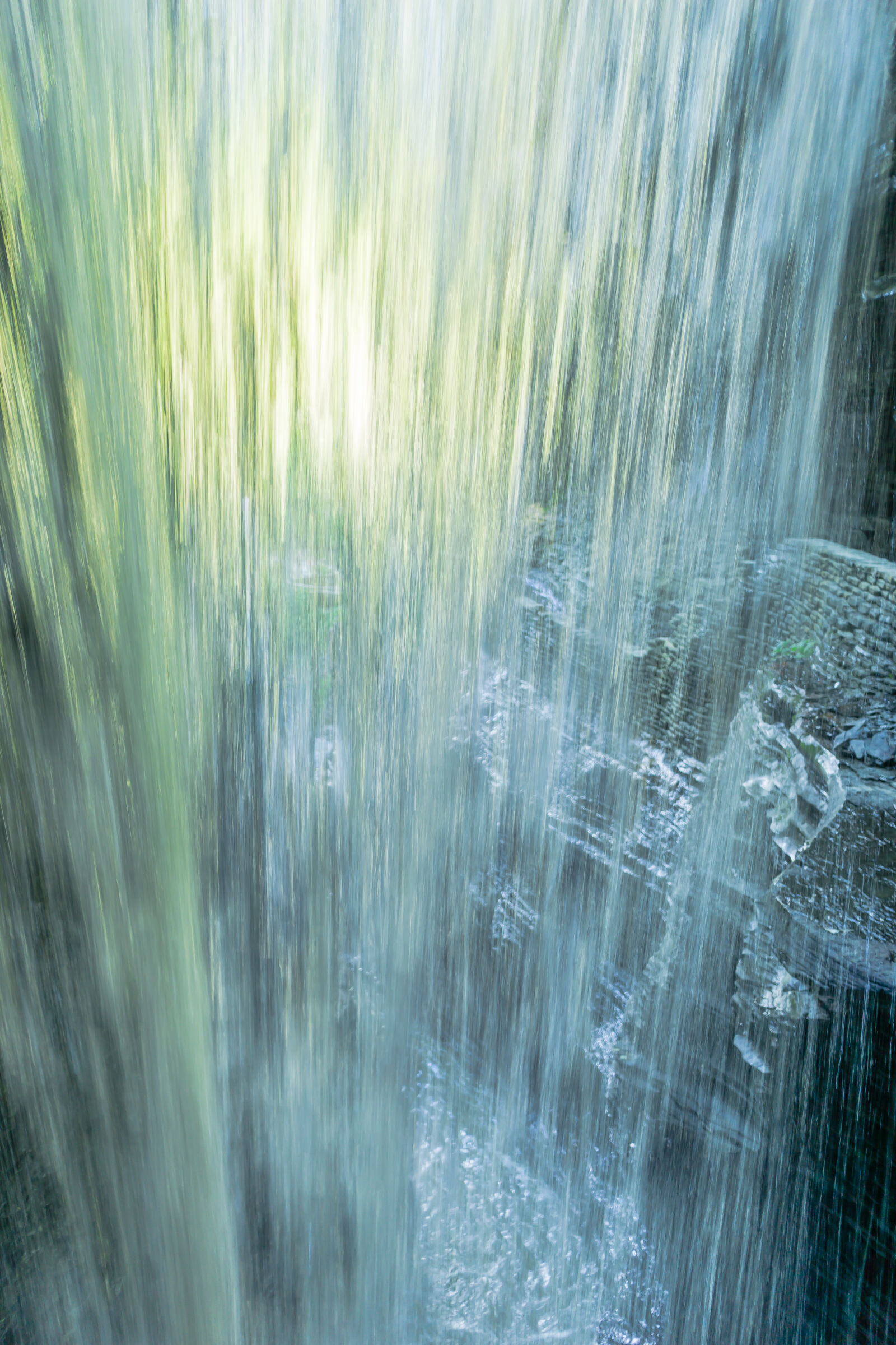 Sony E 20mm F2.8 sample photo. Waterfall, nature, matrix, inception photography