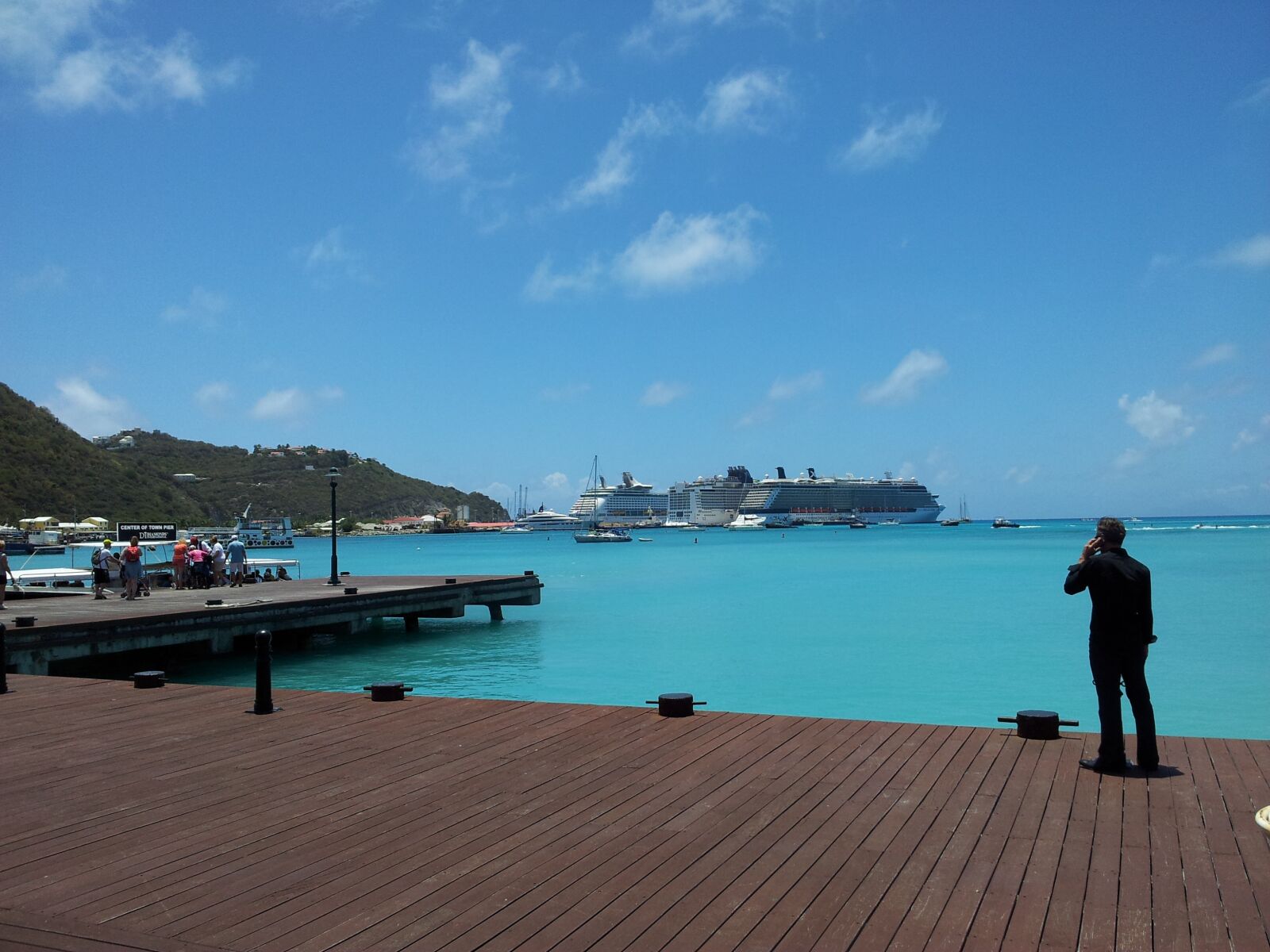 Samsung Galaxy S2 sample photo. St maarten, caribbean, port photography