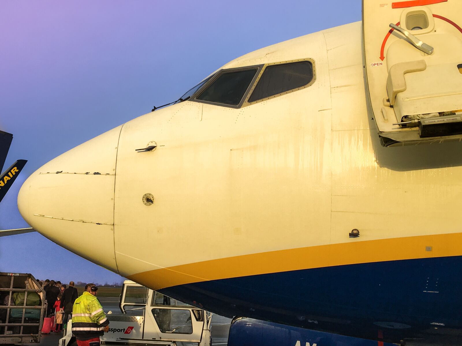 Apple iPhone 6s sample photo. Ryanair, boeing, london stansted photography